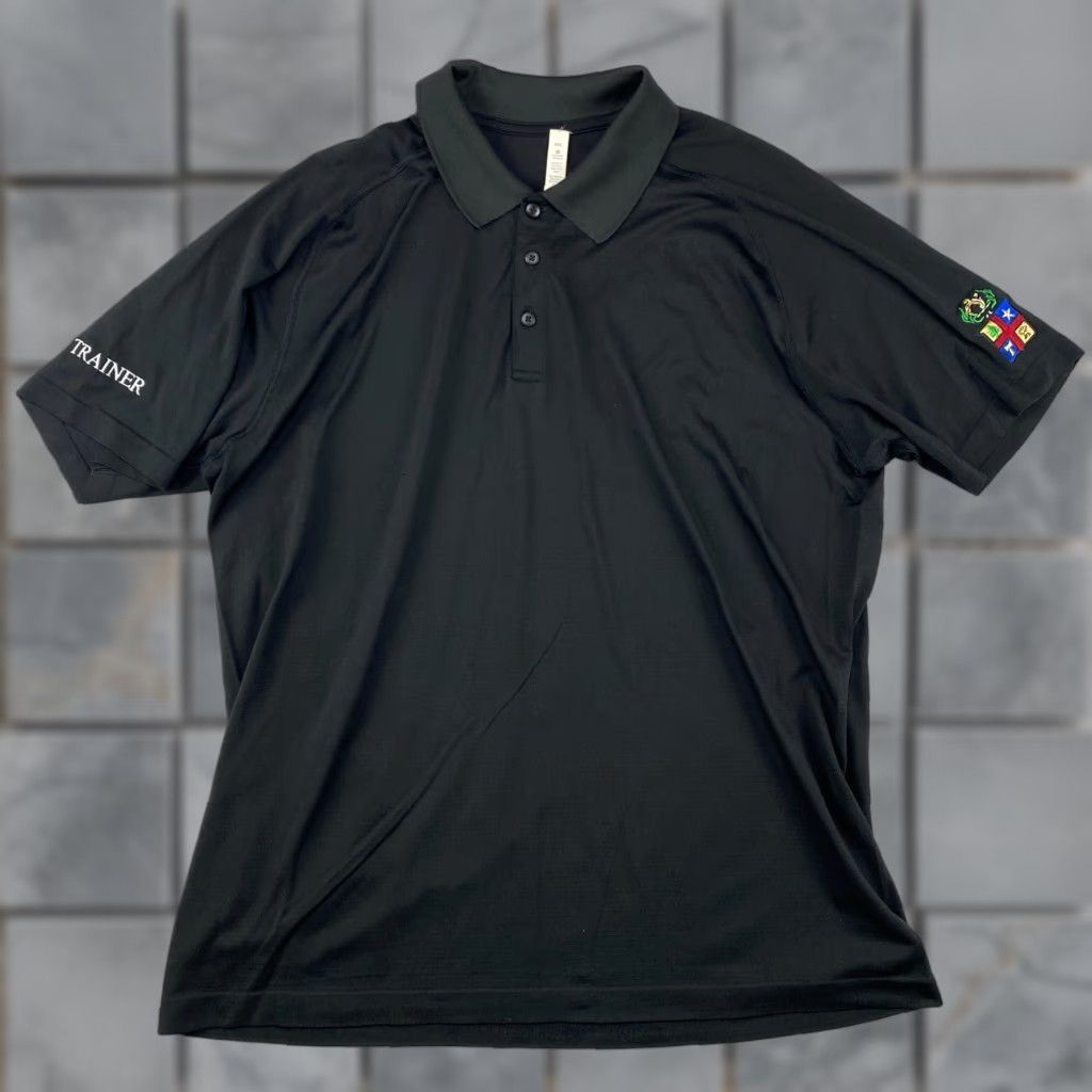 Lululemon Lululemon Shirt Mens XXL Black Polo Performance Golf Pickle Ball Gym Trainer Size US XXL / EU 58 / 5 - 1 Thumbnail