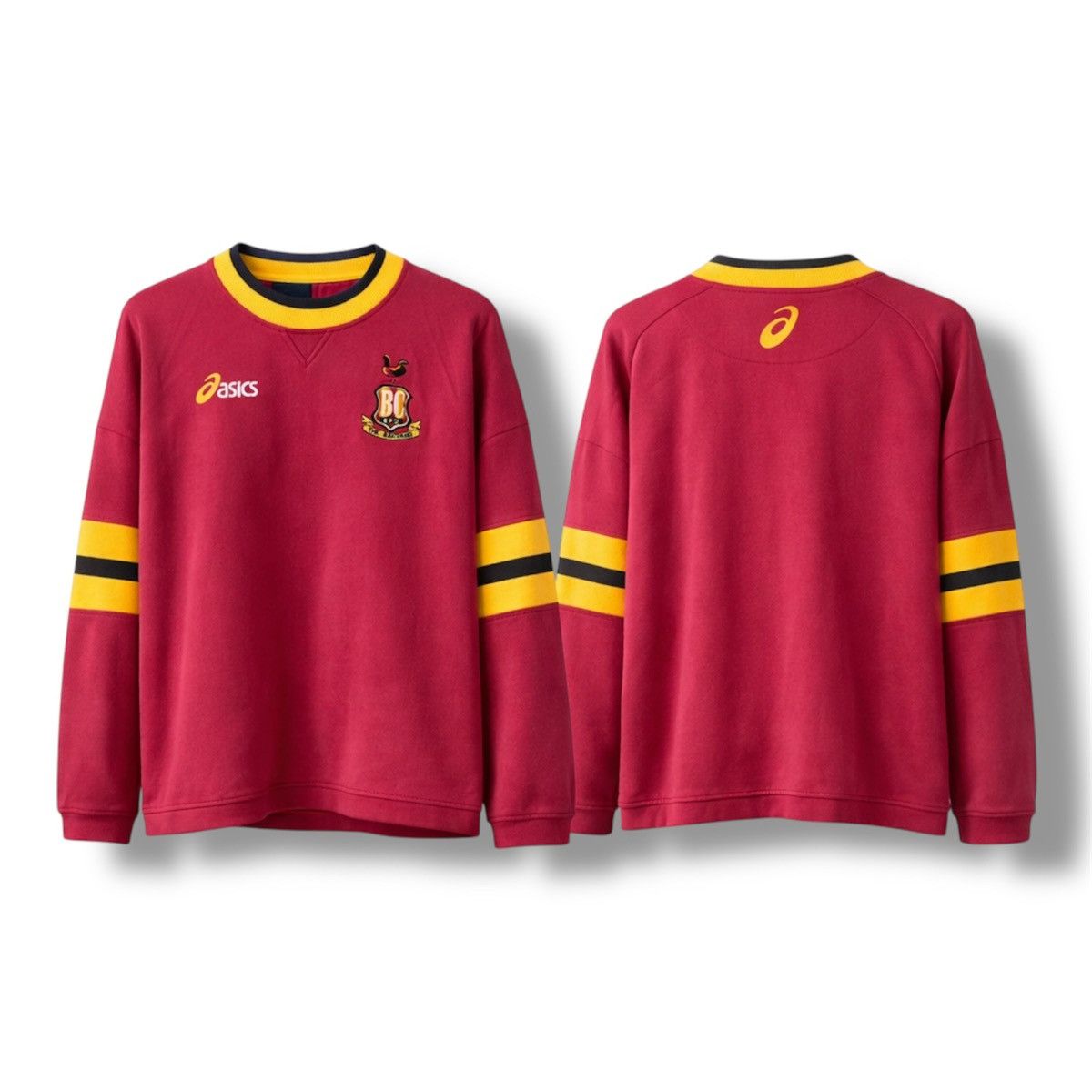 Asics 1999/2000 BRADFORD CITY TRAINING/TRAVEL SOCCER SWEATSHIRT Size US XXL / EU 58 / 5 - 2 Thumbnail