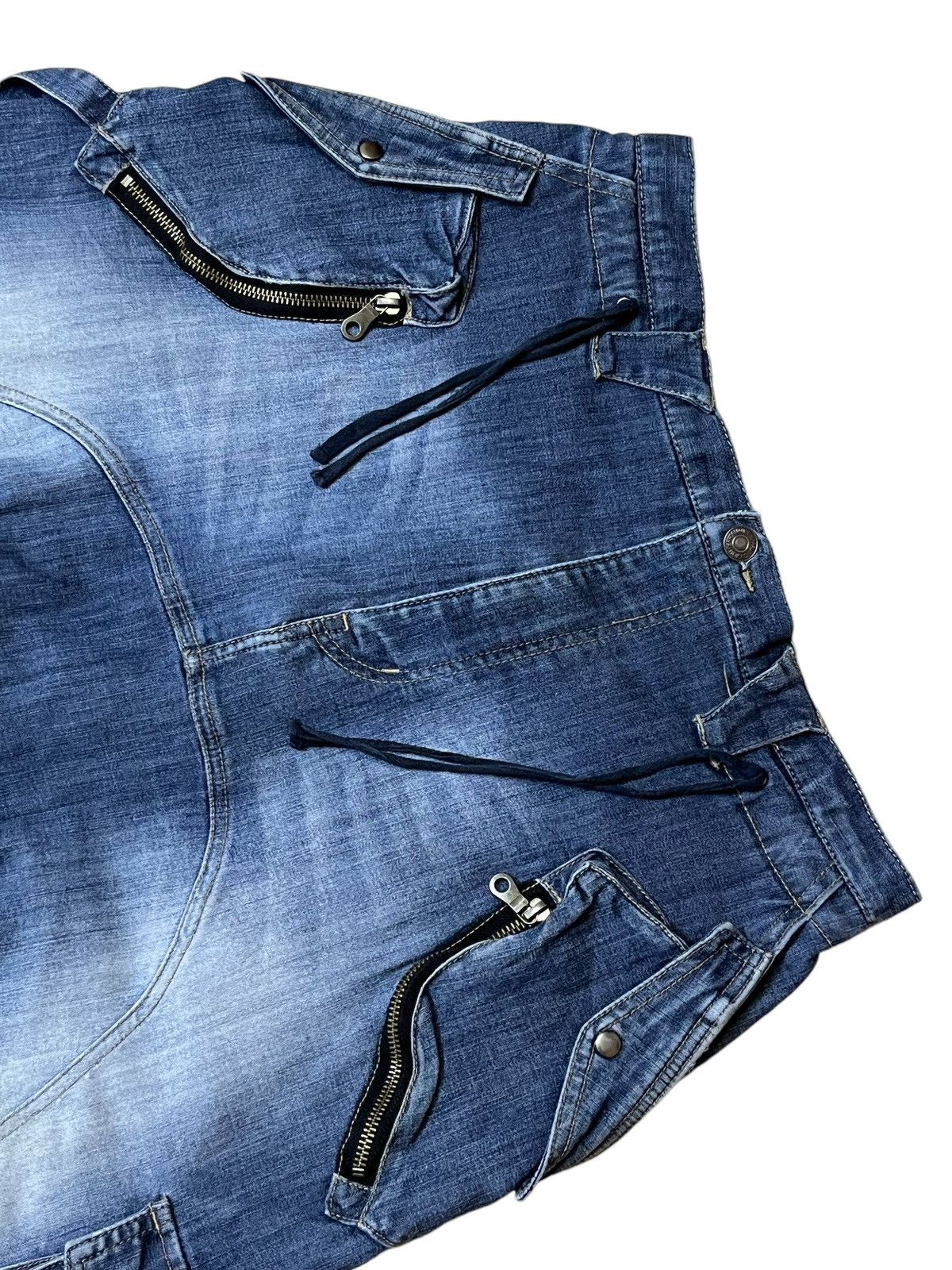 PPFM SICK🔥JAPANESE BRAND PPFM DROP CROTCH MULTIPOCKET JEANS Size US 33 - 5 Thumbnail