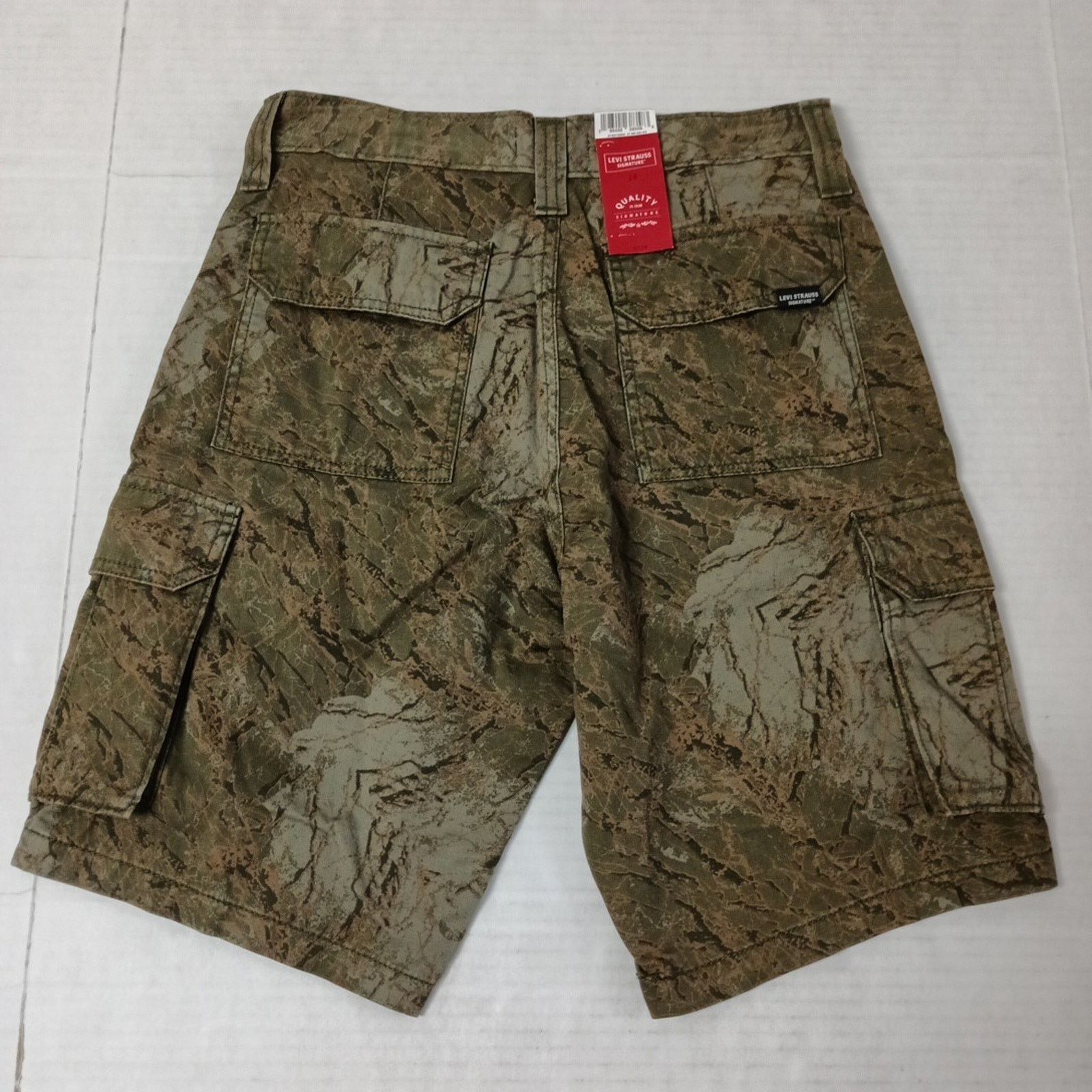 Levi's Levi Strauss Cargo Shorts Mens Size 28 Green Camo 10" Inseam Size US 28 / EU 44 - 5 Thumbnail