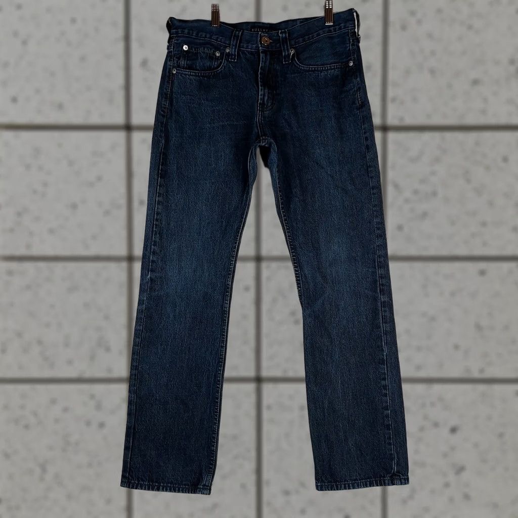 Denime Bullhead Denim Co. Jeans Men Slim Fit 30x30 Blue MediumWash 5-Pocket Zip Slim Straight Denim Cotton Vintage No N/A Size US 30 / EU 46 - 1 Thumbnail