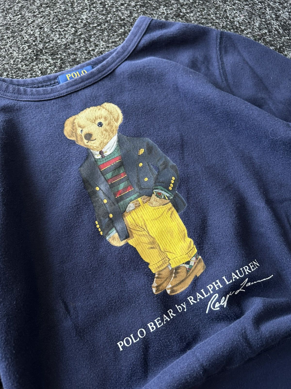 Polo Ralph Lauren 🚨POLO BEAR RALPH LAUREN JUNIOR KIDS RARA BIG LOGO M 10-12 Size US M / EU 48-50 / 2 - 4 Thumbnail