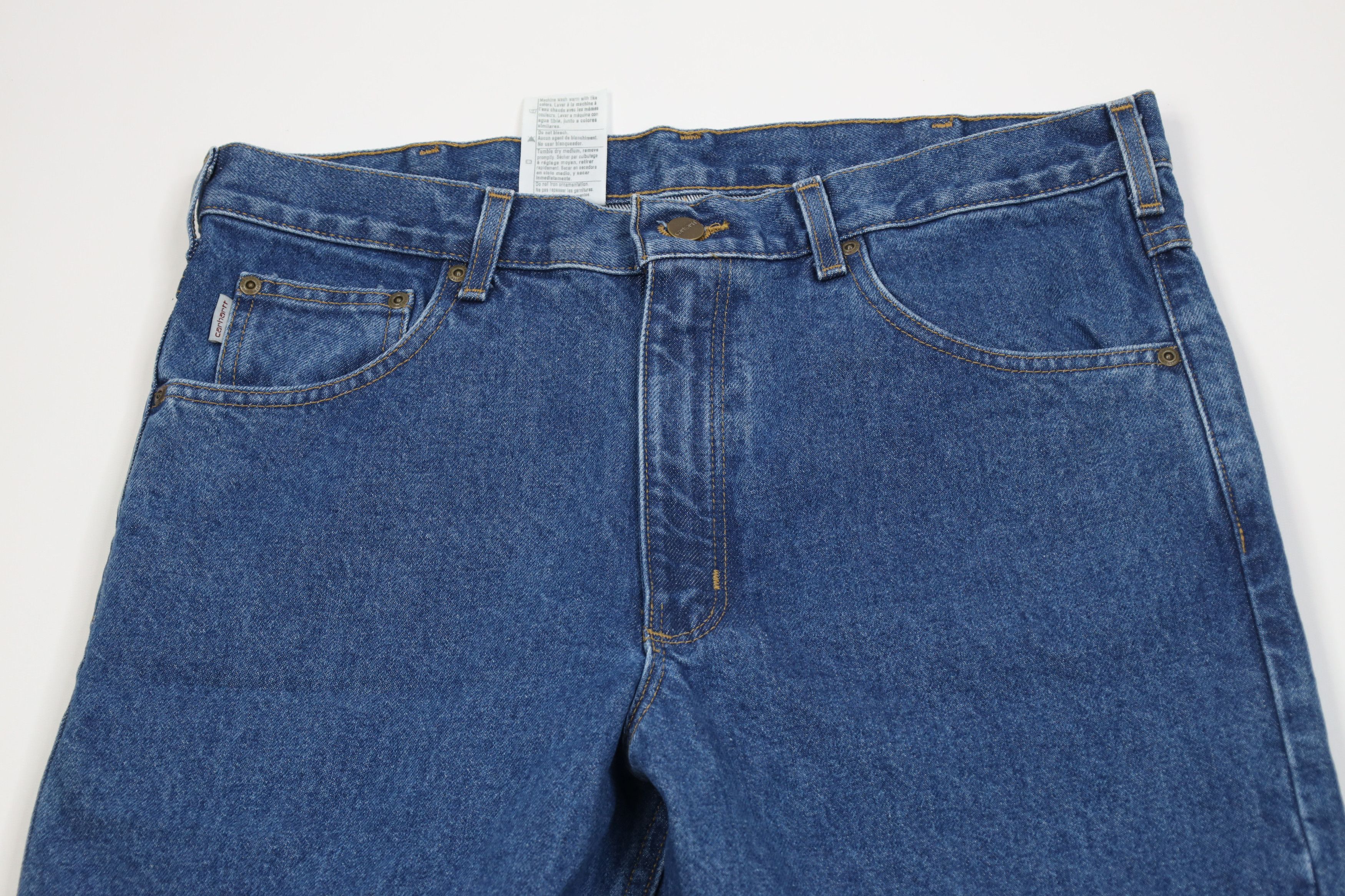 Carhartt Vintage Y2K Carhartt Fit Straight Leg Denim Jeans Blue Size US 34 / EU 50 - 2 Thumbnail