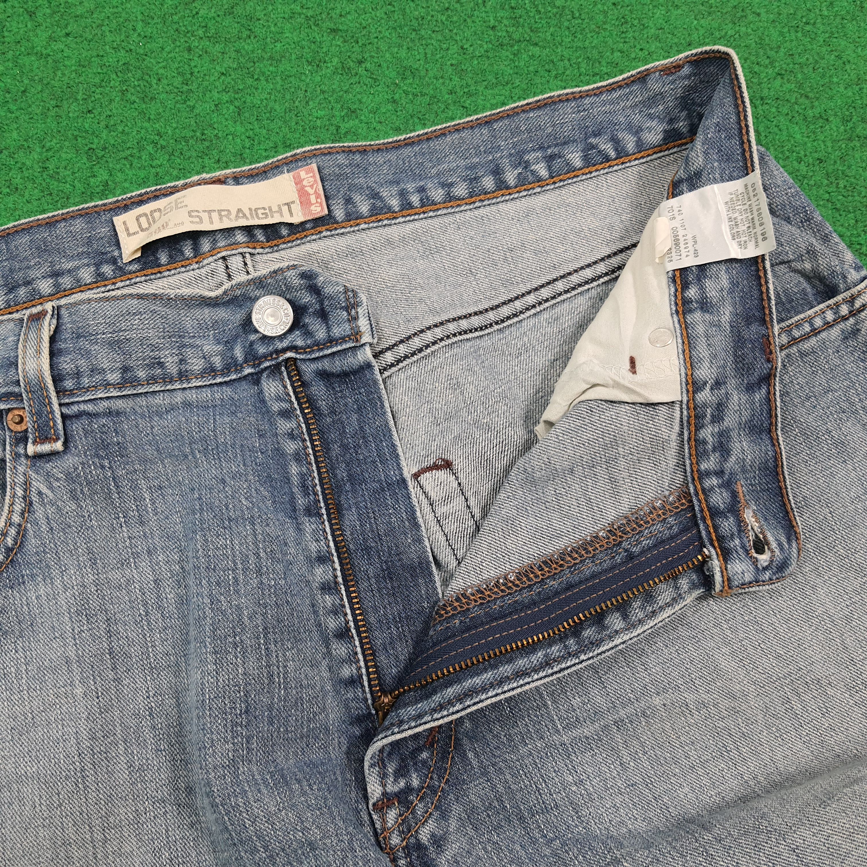 Levi's Vintage Levi's 569 Loose Straight Distressed Jeans C280N18 Size US 34 / EU 50 - 9 Thumbnail