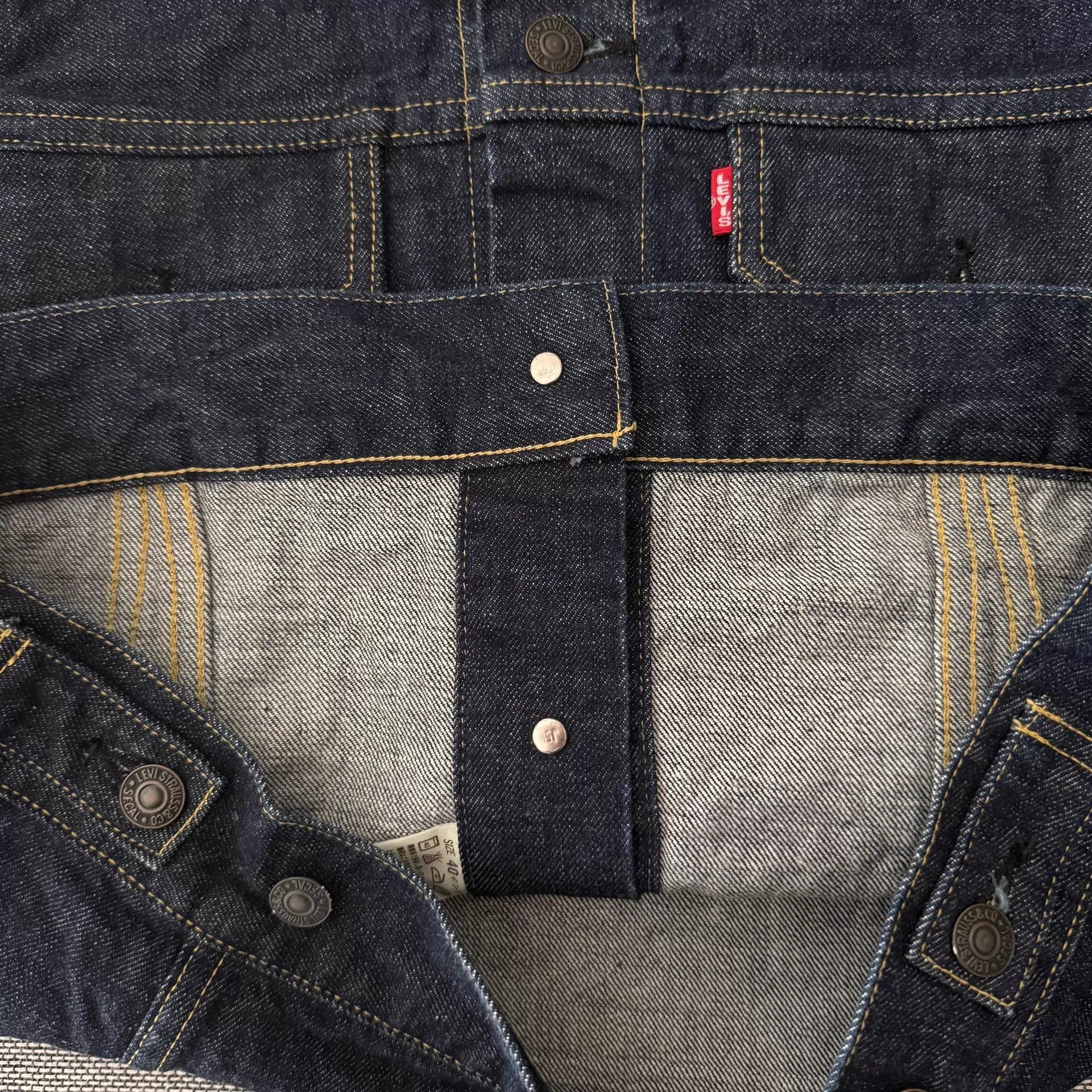 Levi's Levi's Lvc557 Type III Denim Jacket Japan J58 Unwashed 40 99 Size US M / EU 48-50 / 2 - 7 Thumbnail