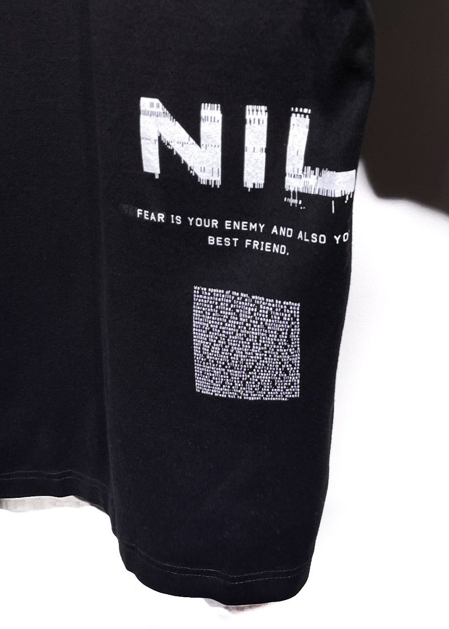 NILOS Nilos Julius "Fear Is Your Enemy" Black Long Sleeves Tee Size US S / EU 44-46 / 1 - 6 Thumbnail
