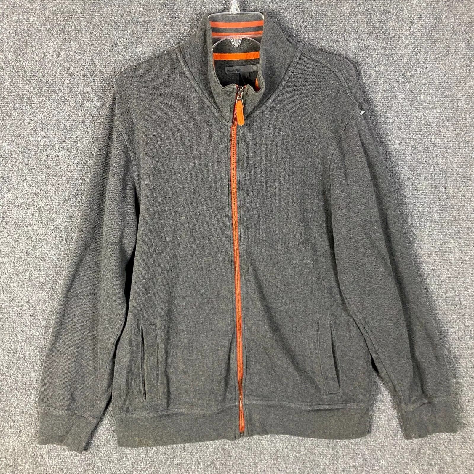 Old Navy Old Navy Sweater Men's Full Zip Gray 100% Cotton Adults L Size US L / EU 52-54 / 3 - 1 Thumbnail