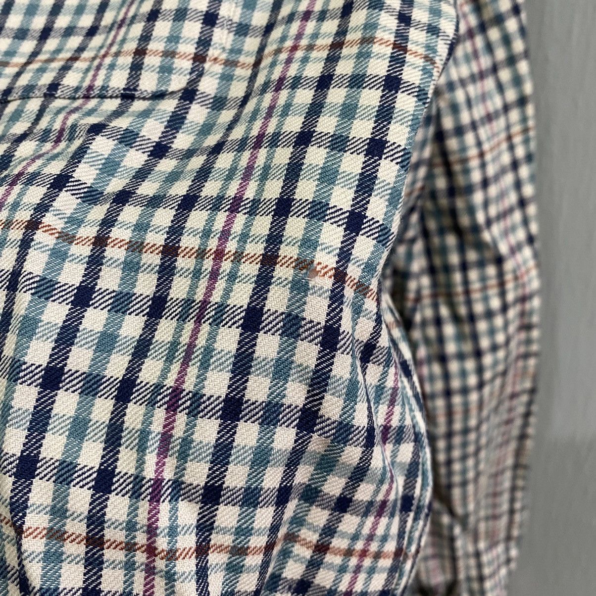 Burberry Vintage 80s Burberrys Nova Check Pullover Polo Banded Waist Size US L / EU 52-54 / 3 - 11 Thumbnail