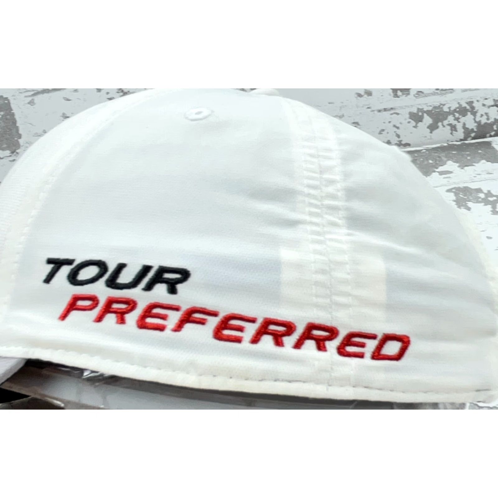 TaylorMade TaylorMade Hat Cap Strap Back White Golf Tour Performance SLDR Dad Spell Out Size ONE SIZE - 4 Thumbnail