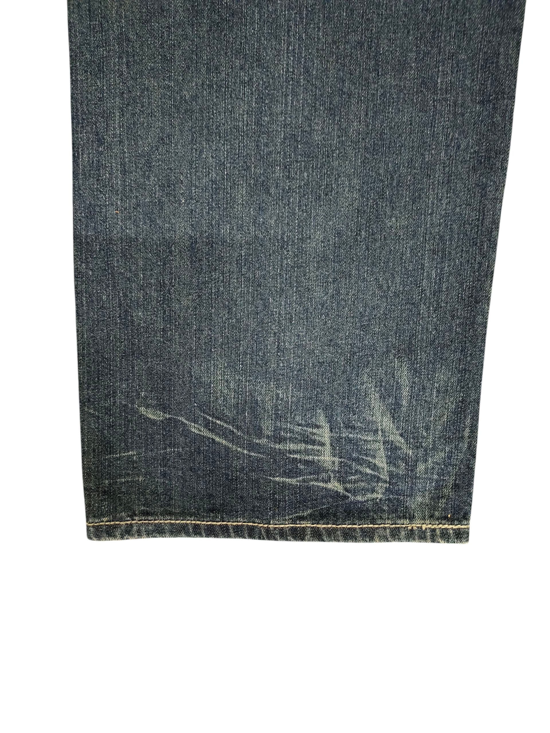 Robins Jeans Robins Jeans Studded Leather Trim Denim Jeans Size US 38 / EU 54 - 6 Thumbnail
