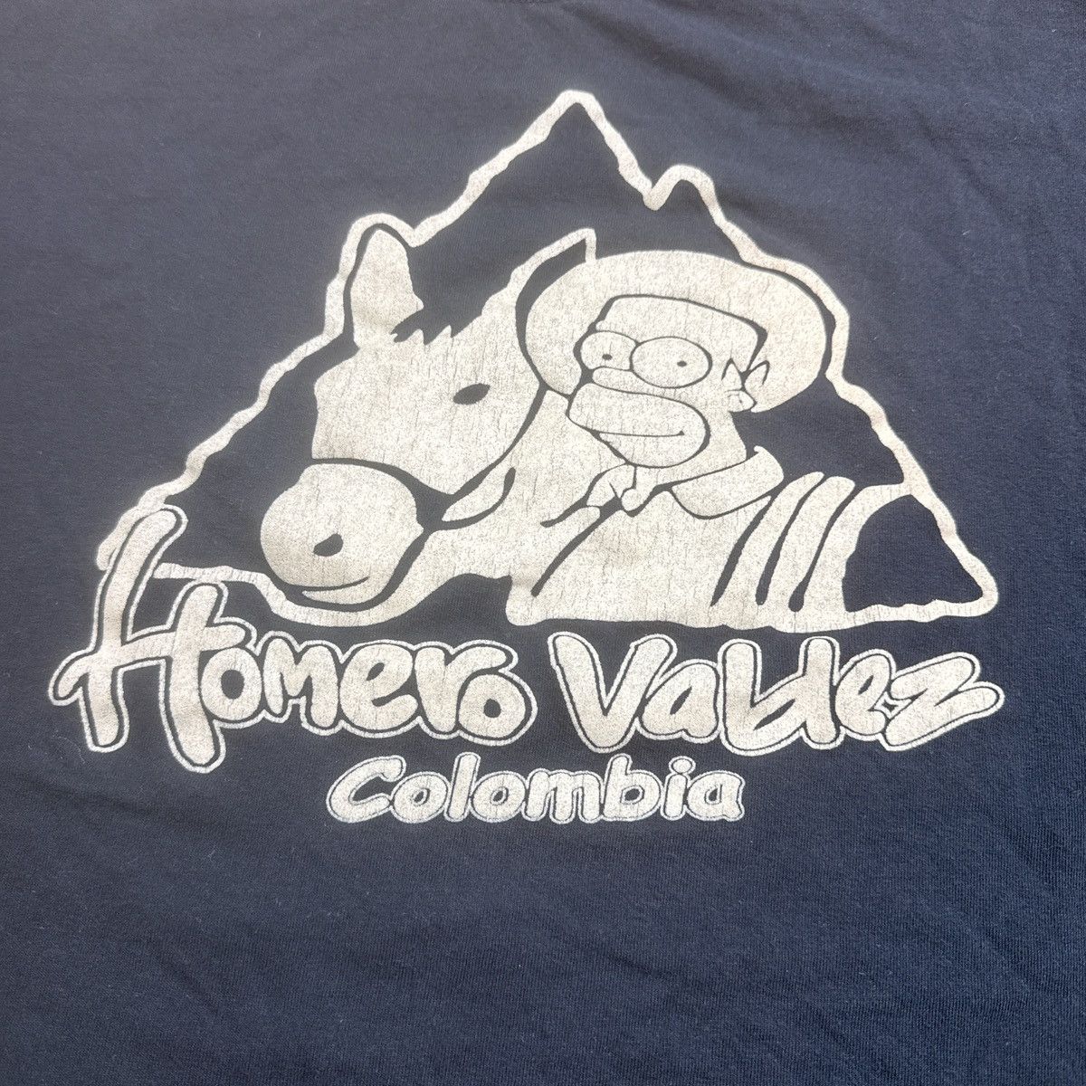 Other Bootleg Homer Simpson Colombia Tee Black Graphic T-Shirt M Size US M / EU 48-50 / 2 - 2 Thumbnail