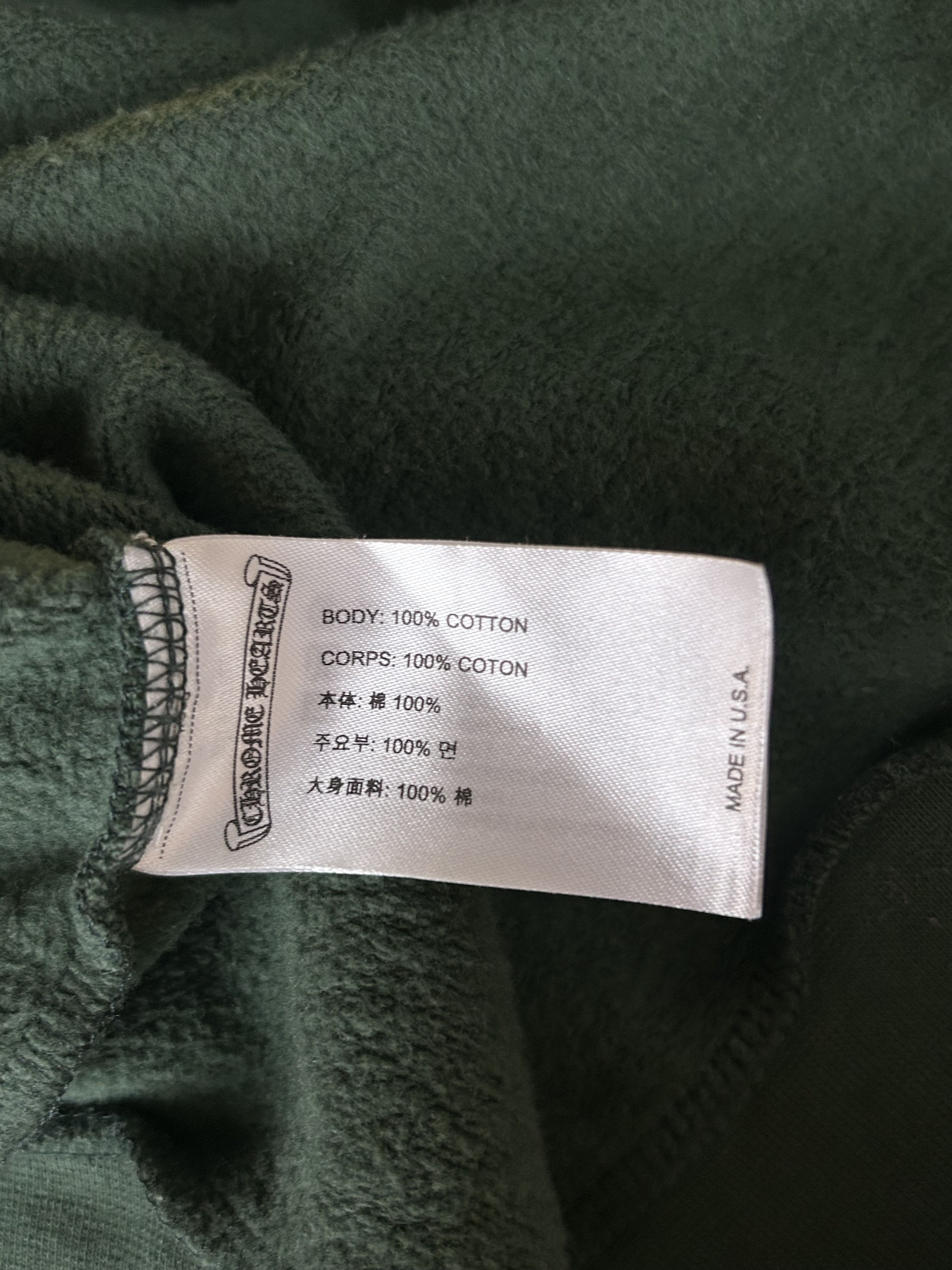 Chrome Hearts Chrome Hearts Green & Yellow T-Bar Logo Hoodie Size US XL / EU 56 / 4 - 4 Thumbnail