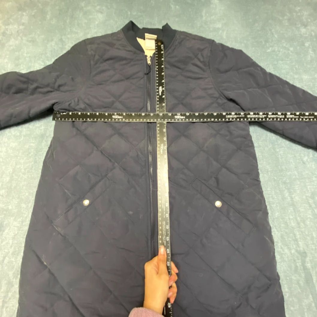 The North Face The North Face Cuchillo Parka Jacket Womens Large Navy Blue Quilted Sherpa Lined Size L / US 10 / IT 46 - 4 Thumbnail