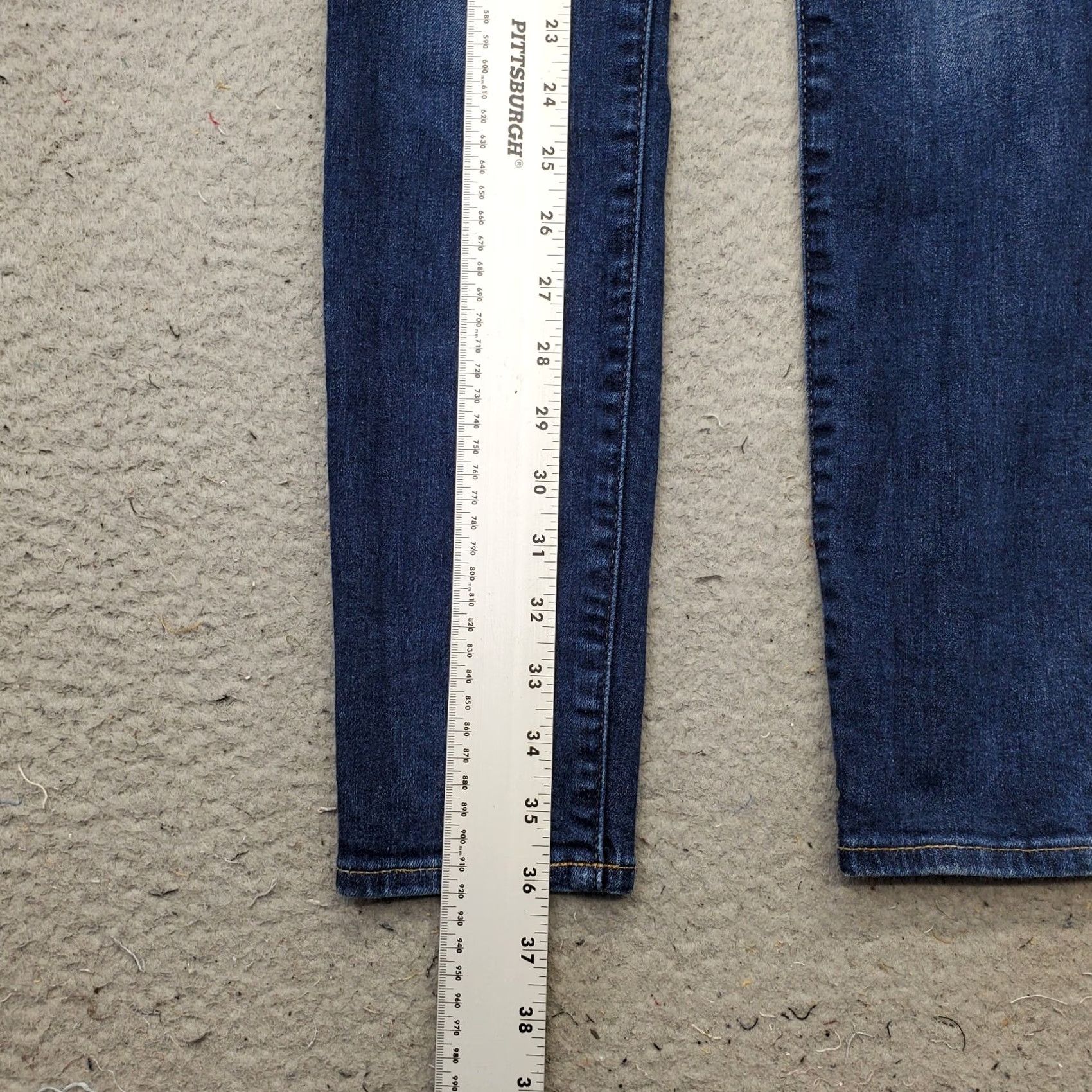 Gap Gap Womens 0 True Skinny Jeans Blue Denim High Rise Outdoor Regular 25/0R Stretch Jeans Size 25" / US 0 / IT 36 - 3 Thumbnail