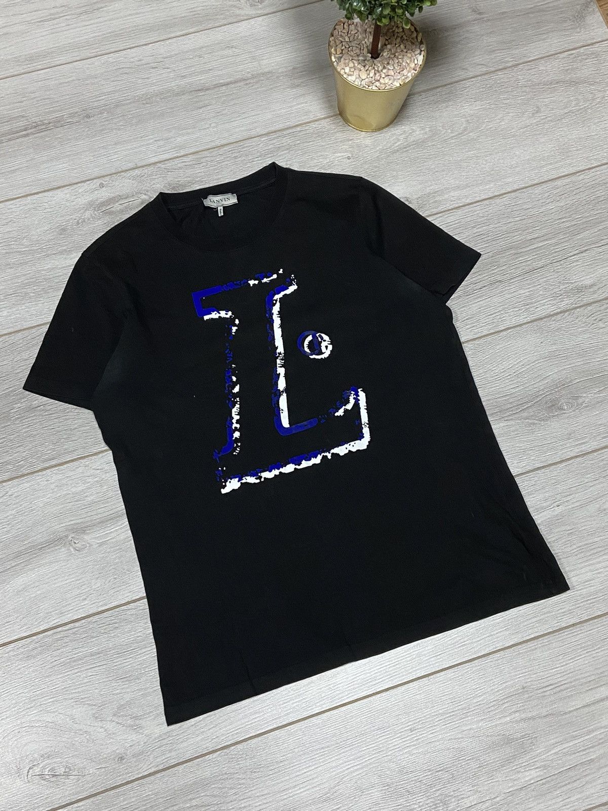 Lanvin Lanvin big L logo print t-shirt Size US M / EU 48-50 / 2 - 2 Thumbnail