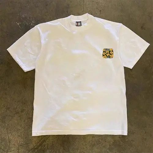 VIBE Honjoh x Asou Floral print white loose retro t-shirt Size US M / EU 48-50 / 2 - 4 Thumbnail