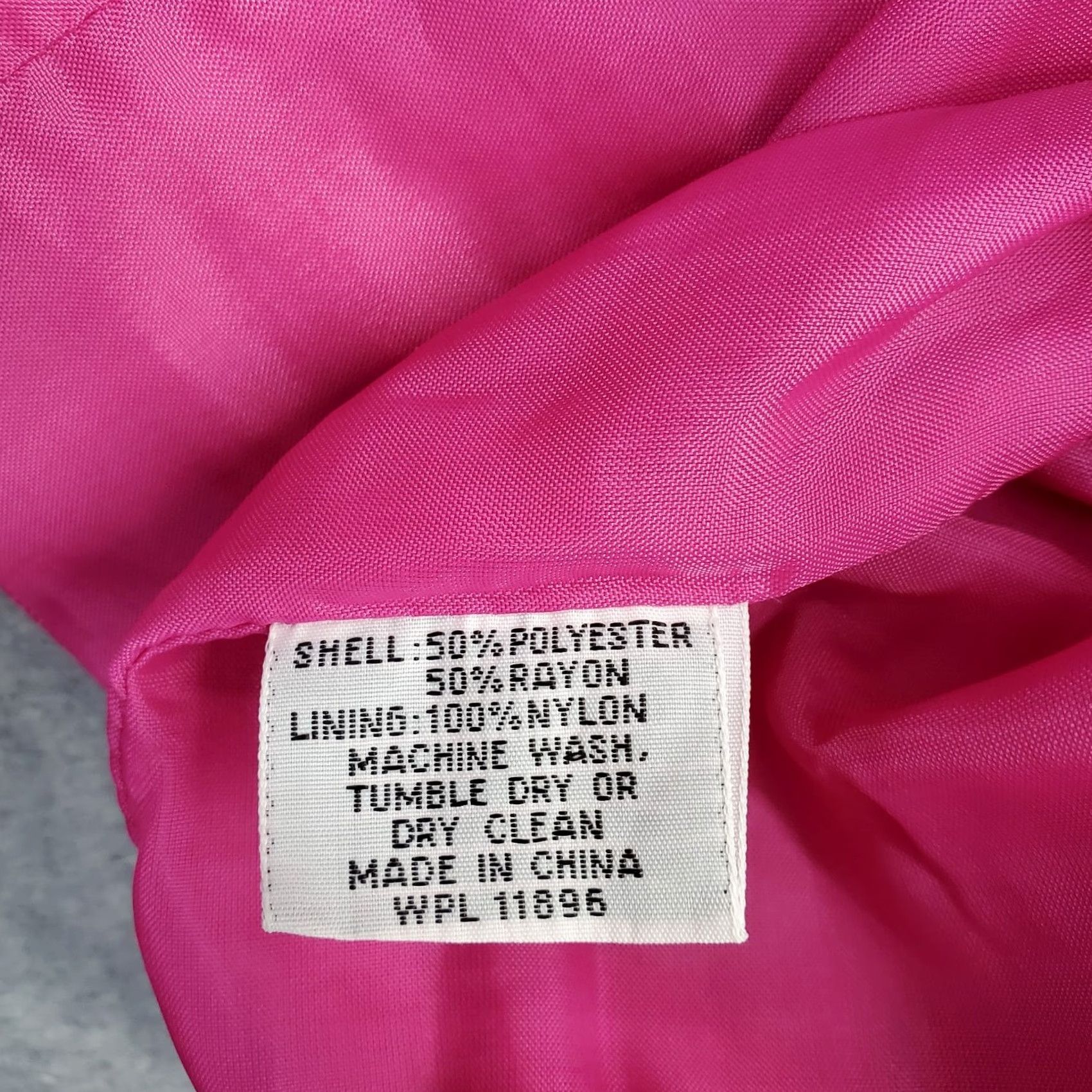 Jordache Jordache Blazer Jacket Womens Size 9 Pink Notch Lapel Single Breasted Formal Shirt/Hoodie Size M / US 6-8 / IT 42-44 - 7 Thumbnail