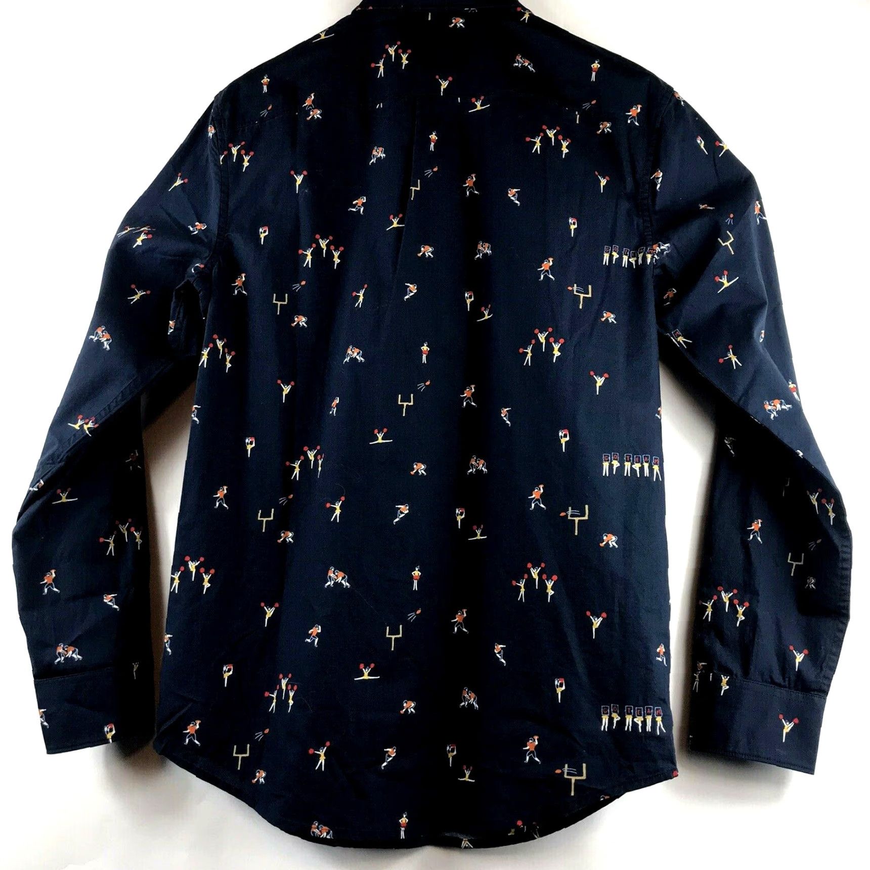 Original Penguin Original Penguin Shirt Mens S Short? Long Sleeve Football Theme Blue Size US S / EU 44-46 / 1 - 5 Thumbnail