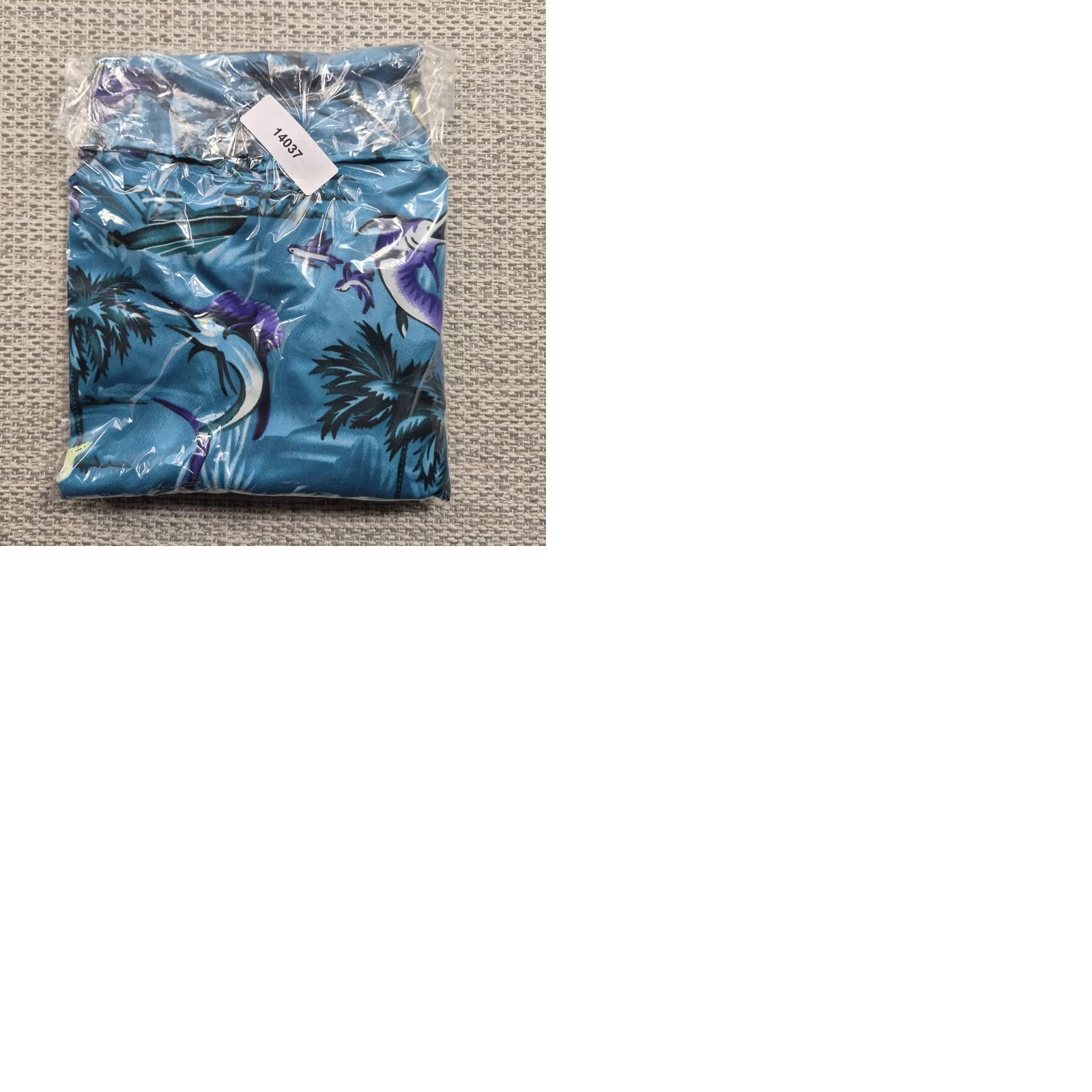 Vintage India Boutique Hawaiian Shirt Mens 2XL Marlin Fish Short Sleeve Button Up Casual Beach Tropical 90s Size US XXL / EU 58 / 5 - 9 Thumbnail