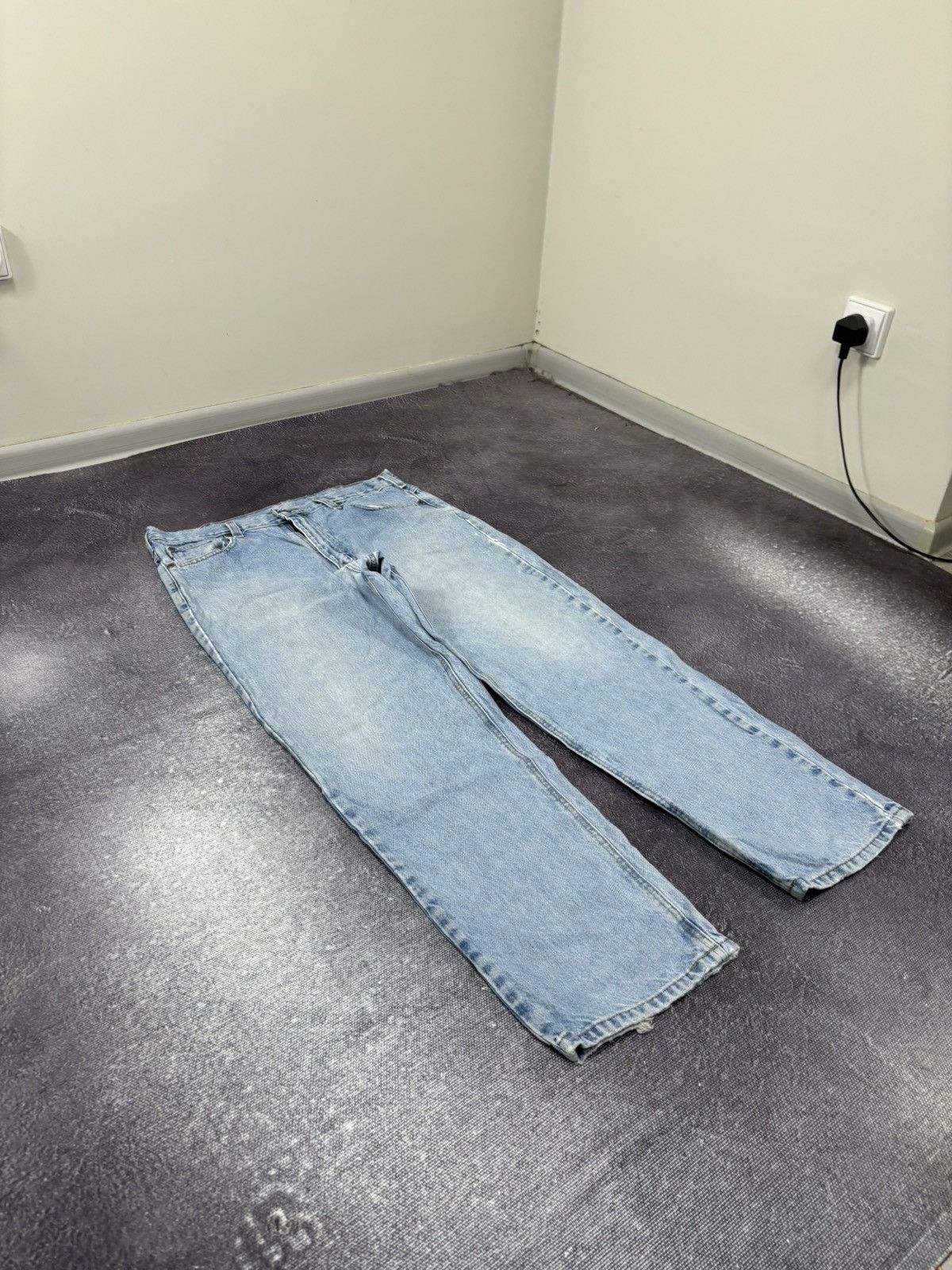 Carhartt Vintage Carhartt 90s Faded Light Blue USA Denim Baggy Jeans Size US 36 / EU 52 - 11 Thumbnail