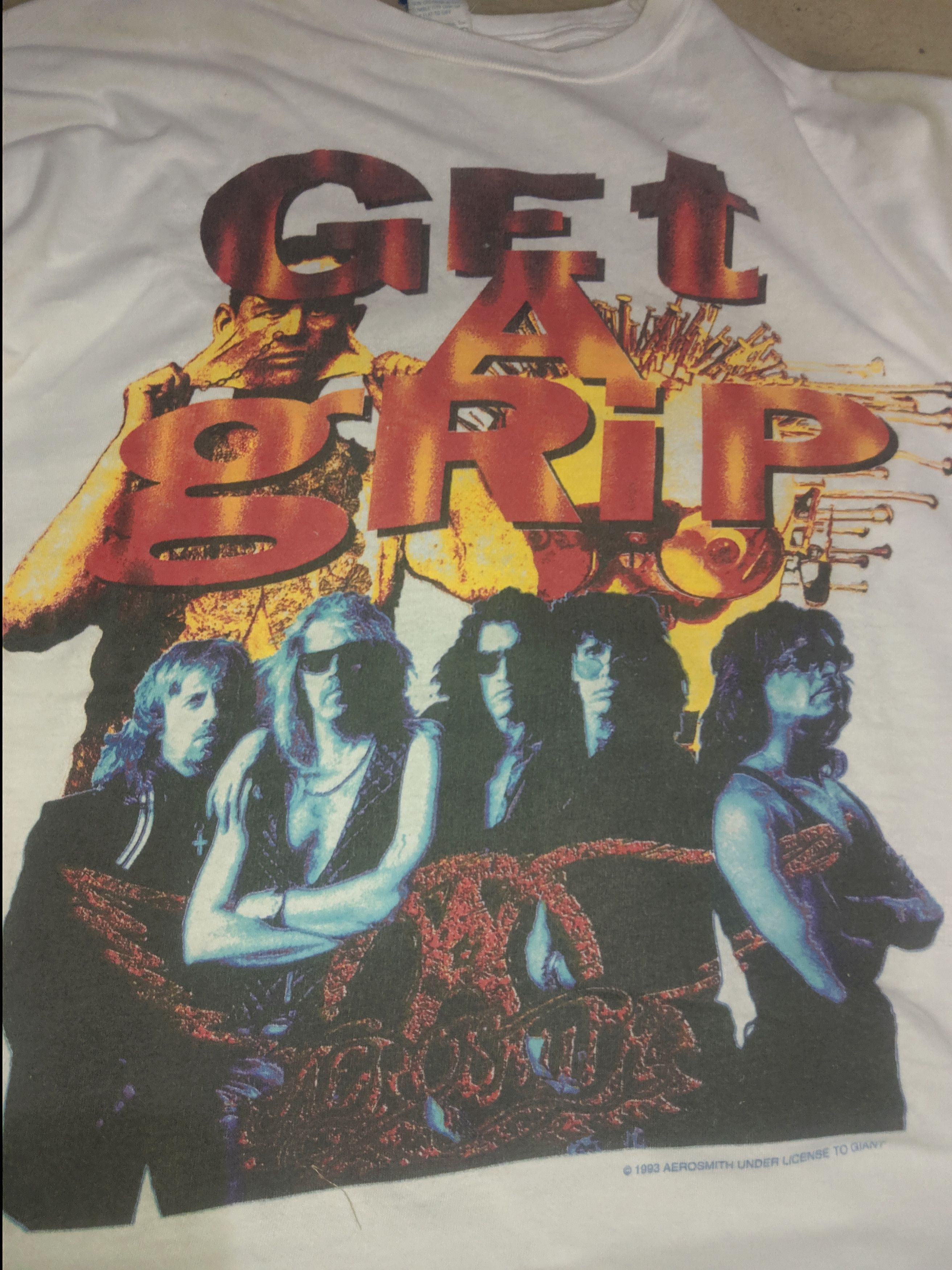 Band Tees Vintage Tees Aerosmith Size US L / EU 52-54 / 3 - 2 Thumbnail