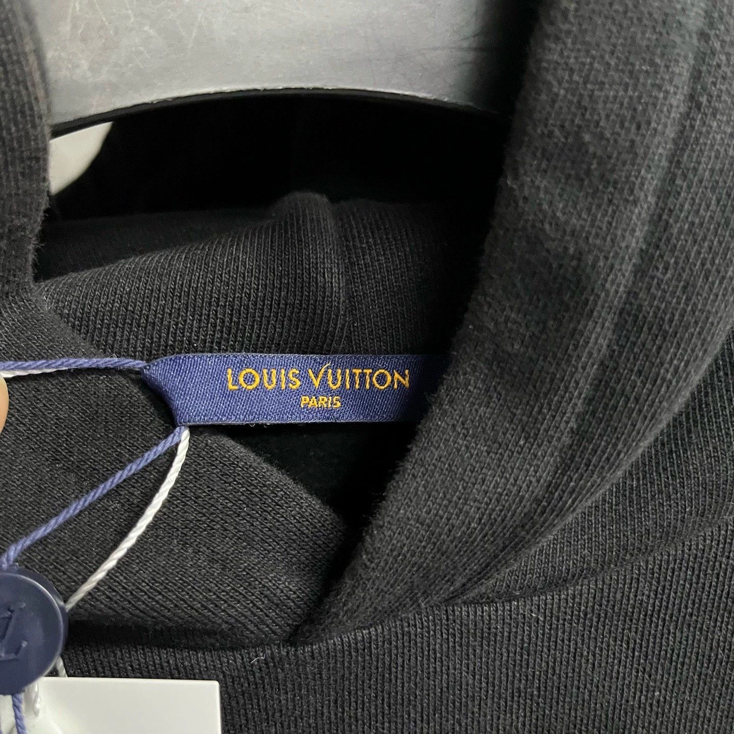 Louis Vuitton black hooded pullover sweatshirt from louis vuitton Size US XL / EU 56 / 4 - 3 Thumbnail