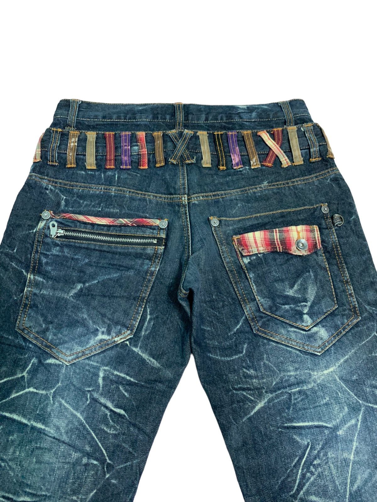 Japanese Brand 🔥Rare Double Waist Japanese Brand Nylaus Jeans Asid Wash Size US 30 / EU 46 - 11 Thumbnail
