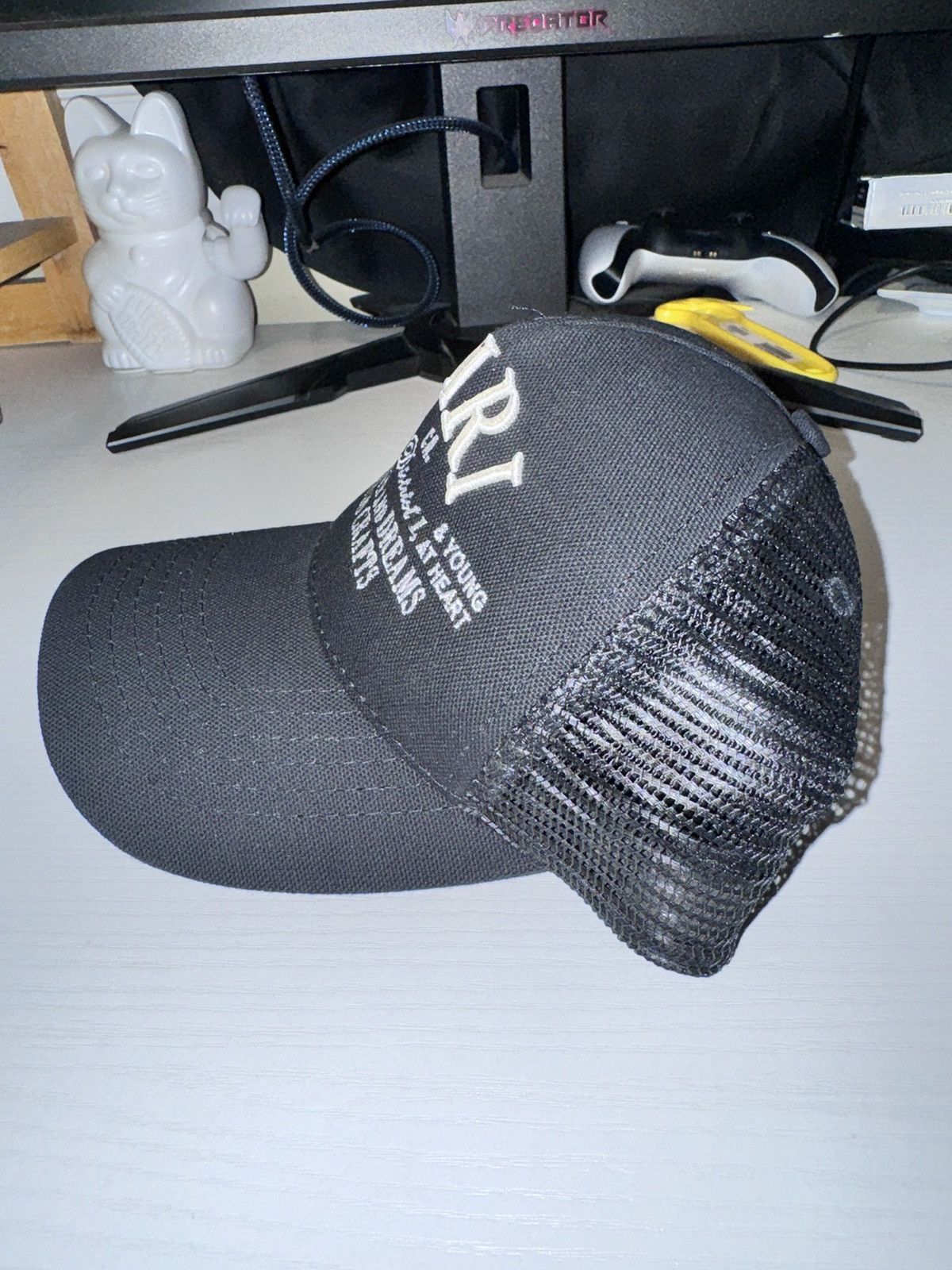 Amiri AMIRI Black ‘Arts District’ Trucker Cap Size ONE SIZE - 2 Thumbnail