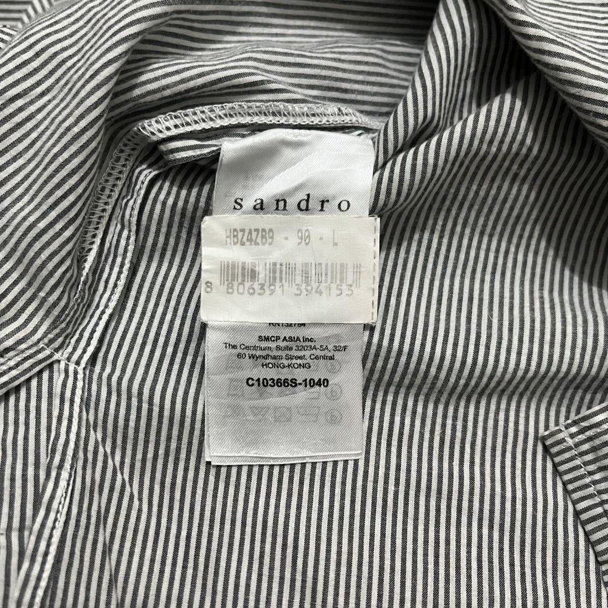 Sandro Sandro Paris Pocket Shirt Striped Size US L / EU 52-54 / 3 - 7 Thumbnail