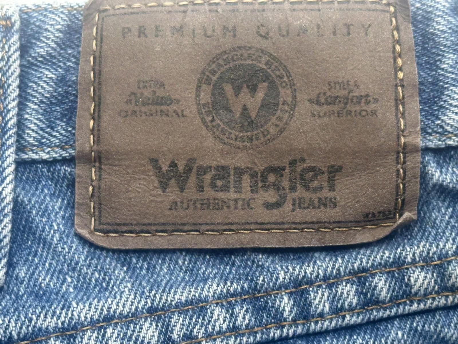 Wrangler Wrangler Straight Leg Denim Jeans Blue Men's 36/34 Size US 36 / EU 52 - 6 Thumbnail