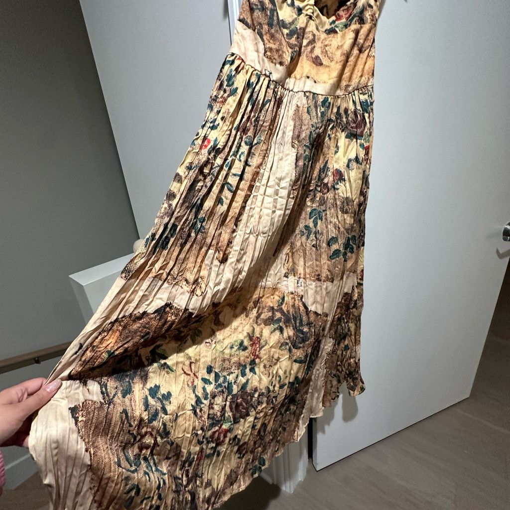 Zara Boho Beach Maxi Dress | Flowy Backless Sundres Size S / US 4 / IT 40 - 6 Thumbnail