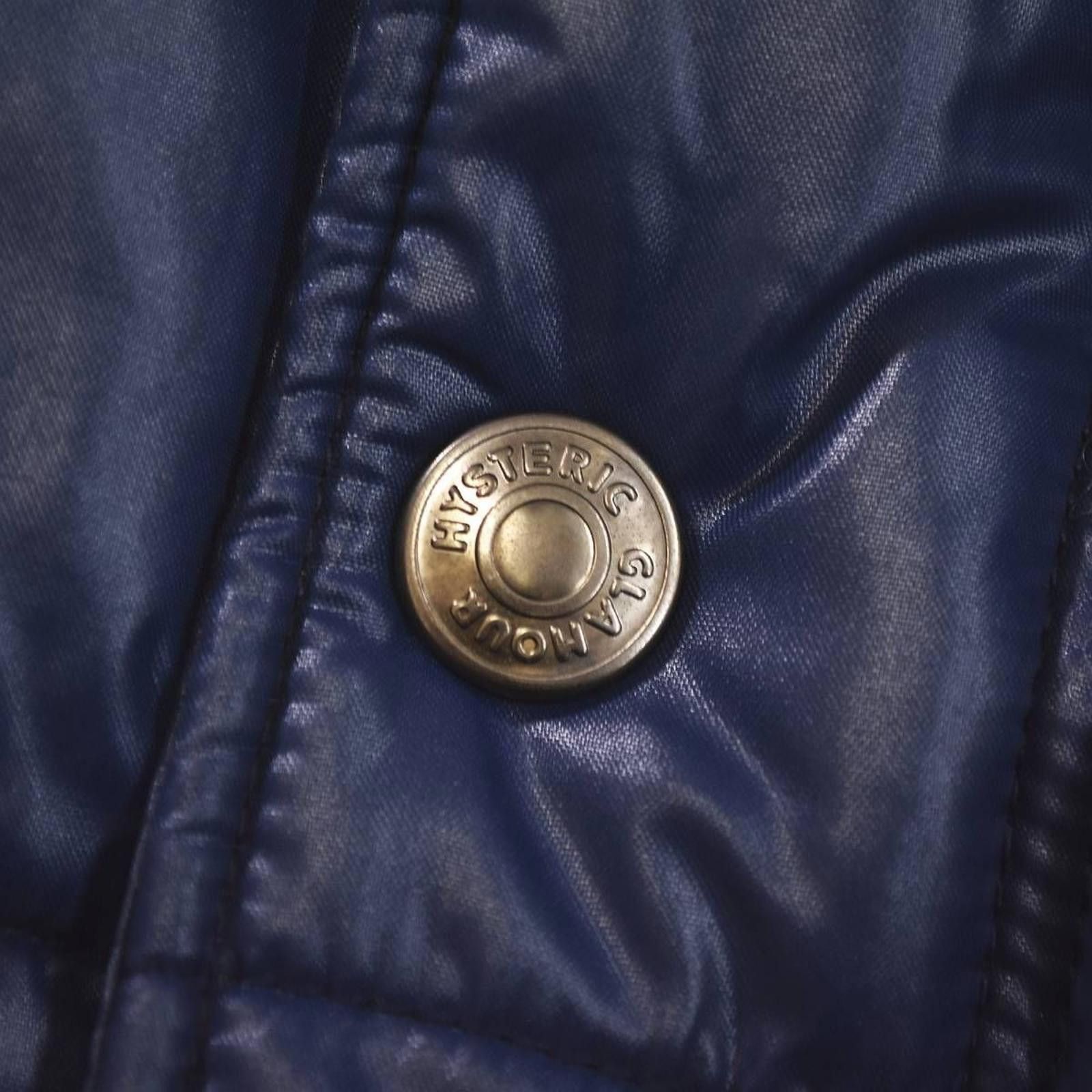 Hysteric Glamour Hysteric Glamour - Navy Blue Puffer Jacket with Hood and Pru Size M / US 6-8 / IT 42-44 - 8 Thumbnail