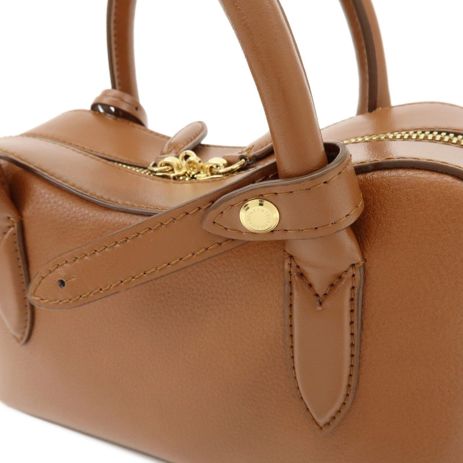 Stella McCartney Stella McCartney Ryder Faux Leather Handbag Beige Size ONE SIZE - 10 Thumbnail