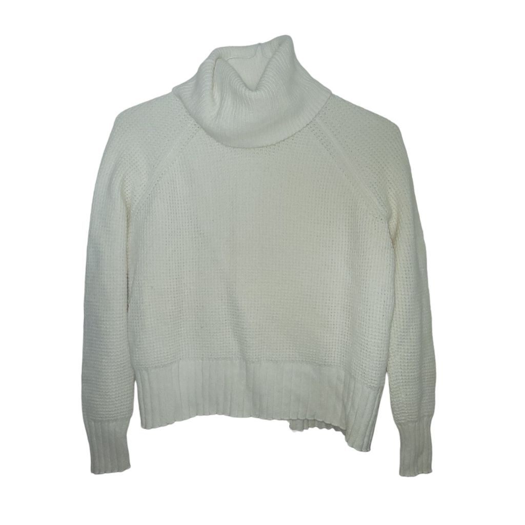 Madewell Women's Madewell Cowl Neck Sweater XS Off-White Size XS / US 0-2 / IT 36-38 - 2 Thumbnail