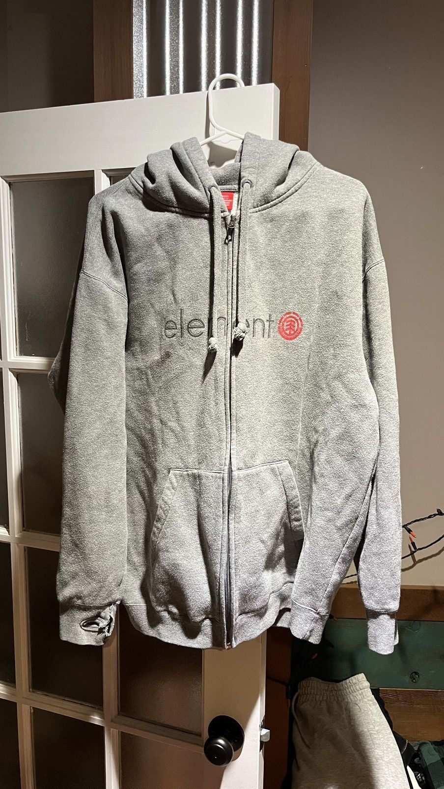 Element × Vintage Grey element zip up hoodie Size US L / EU 52-54 / 3 - 1 Thumbnail