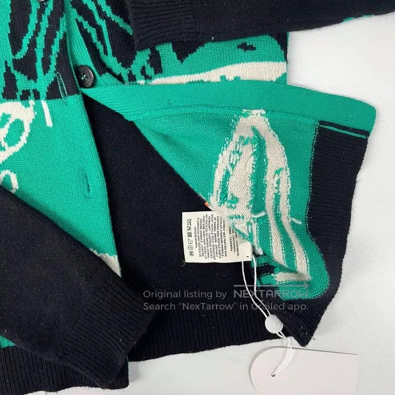 Hermes Hermes Patterned Cardigan Sweater Size XXS / US 00 / IT 34 - 6 Thumbnail