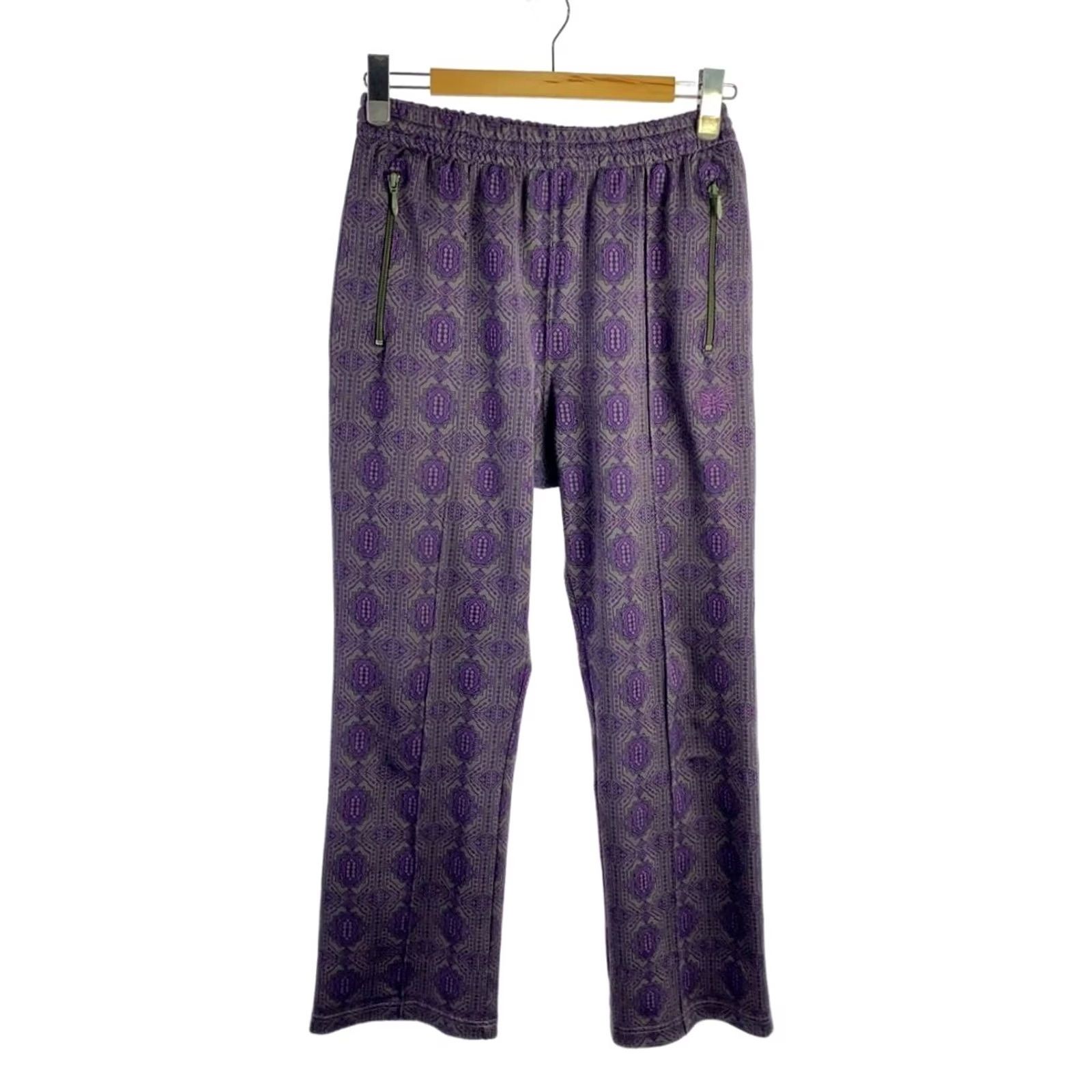 Needles VINTAGE Needles Track Pants CH233 Purple M M Pants Purple All-over print Polyester 90s Mens Size US 31 - 2 Thumbnail