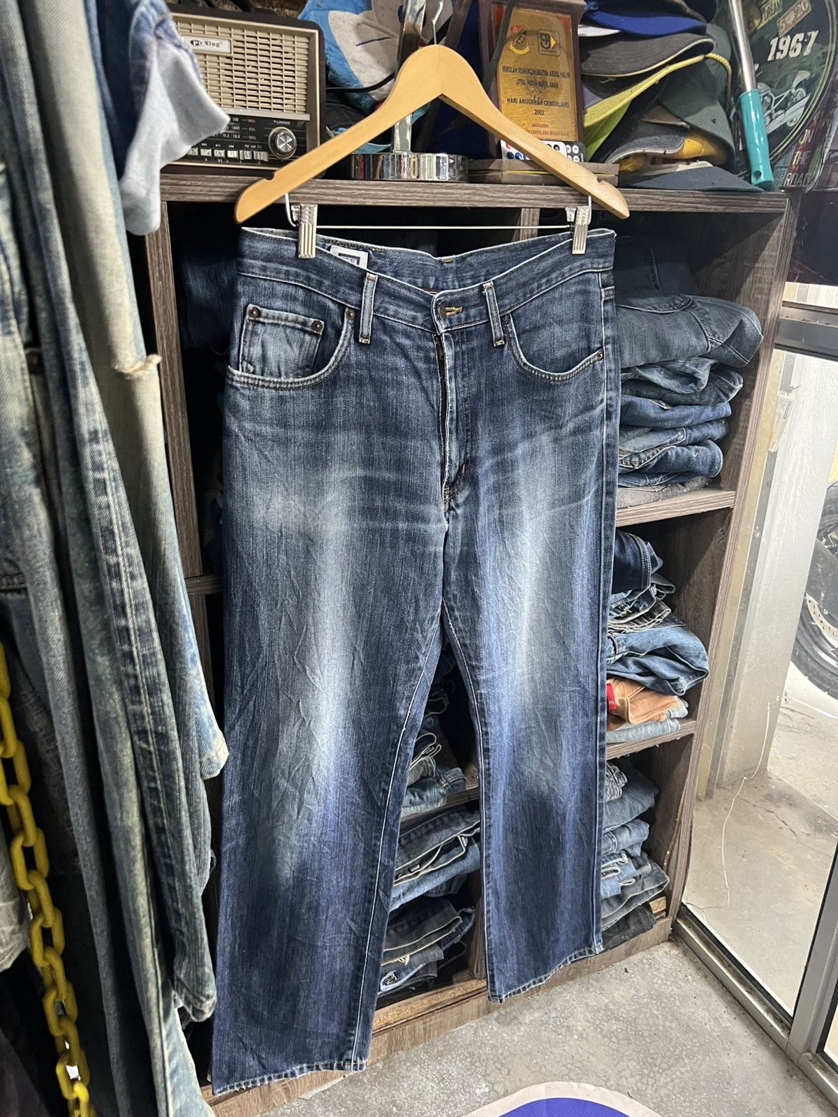 Edwin 🔥Vintage Edwin 403 Distressed Denim Size US 34 / EU 50 - 6 Thumbnail