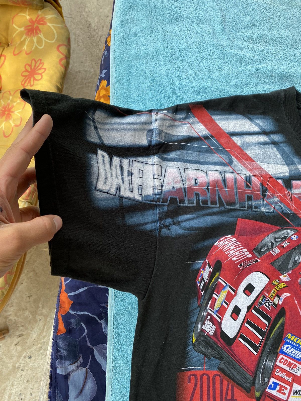 Vintage Nascar dale earnhardt junior vintage t shirt all over print Size US XL / EU 56 / 4 - 6 Thumbnail
