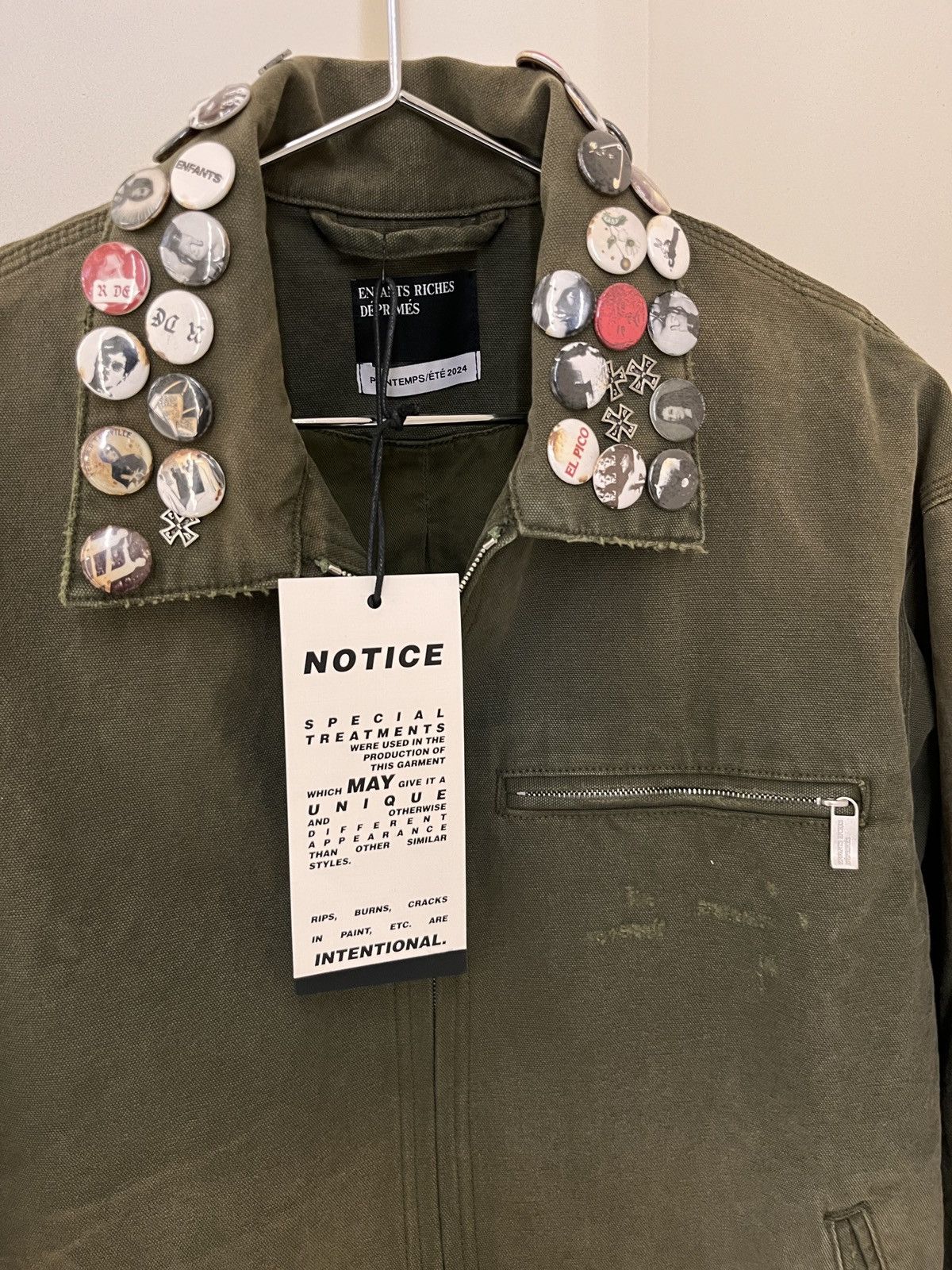 Enfants Riches Deprimes 2024 Pins Work Jacket BNWT Size US XXL / EU 58 / 5 - 3 Thumbnail