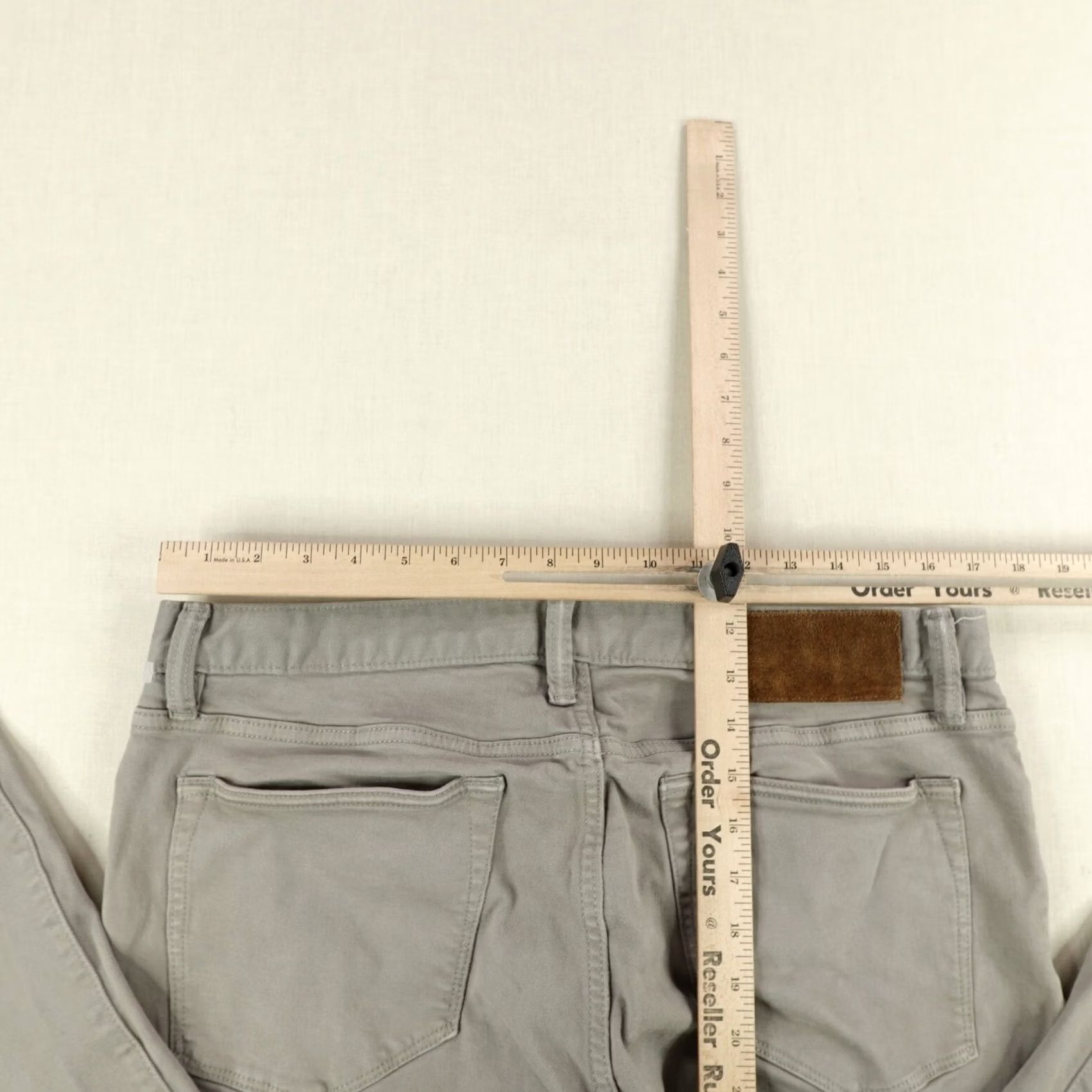 Todd Snyder Todd Snyder Jeans Mens 34x34 Gray Denim Slim Fit Straight Leg Flex Stretch Pants Jeans Size US 34 / EU 50 - 7 Thumbnail
