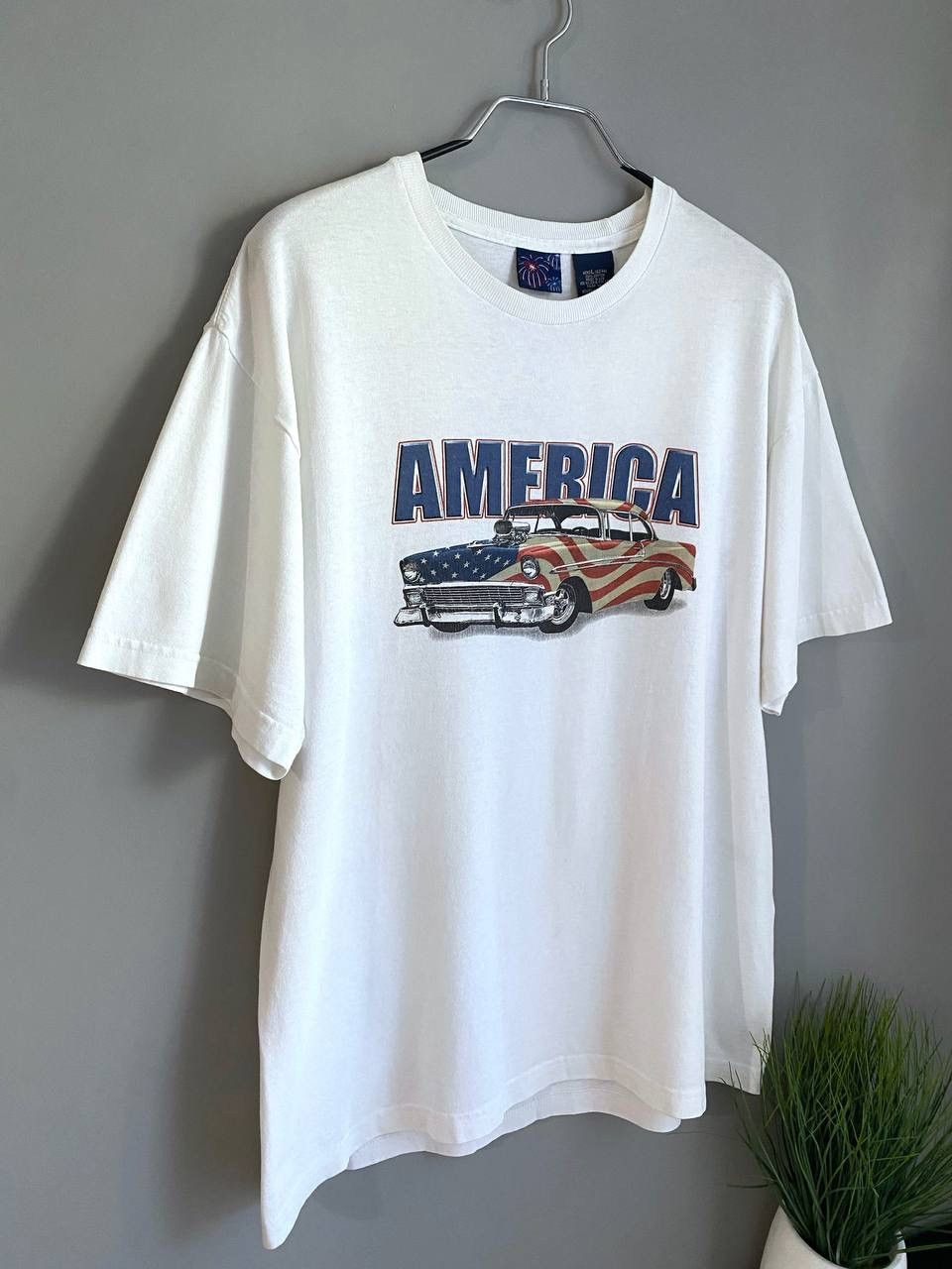Vintage Vintage American T-Shirt 90s Chevrolet Bel Air Print, Size L Size US L / EU 52-54 / 3 - 2 Thumbnail