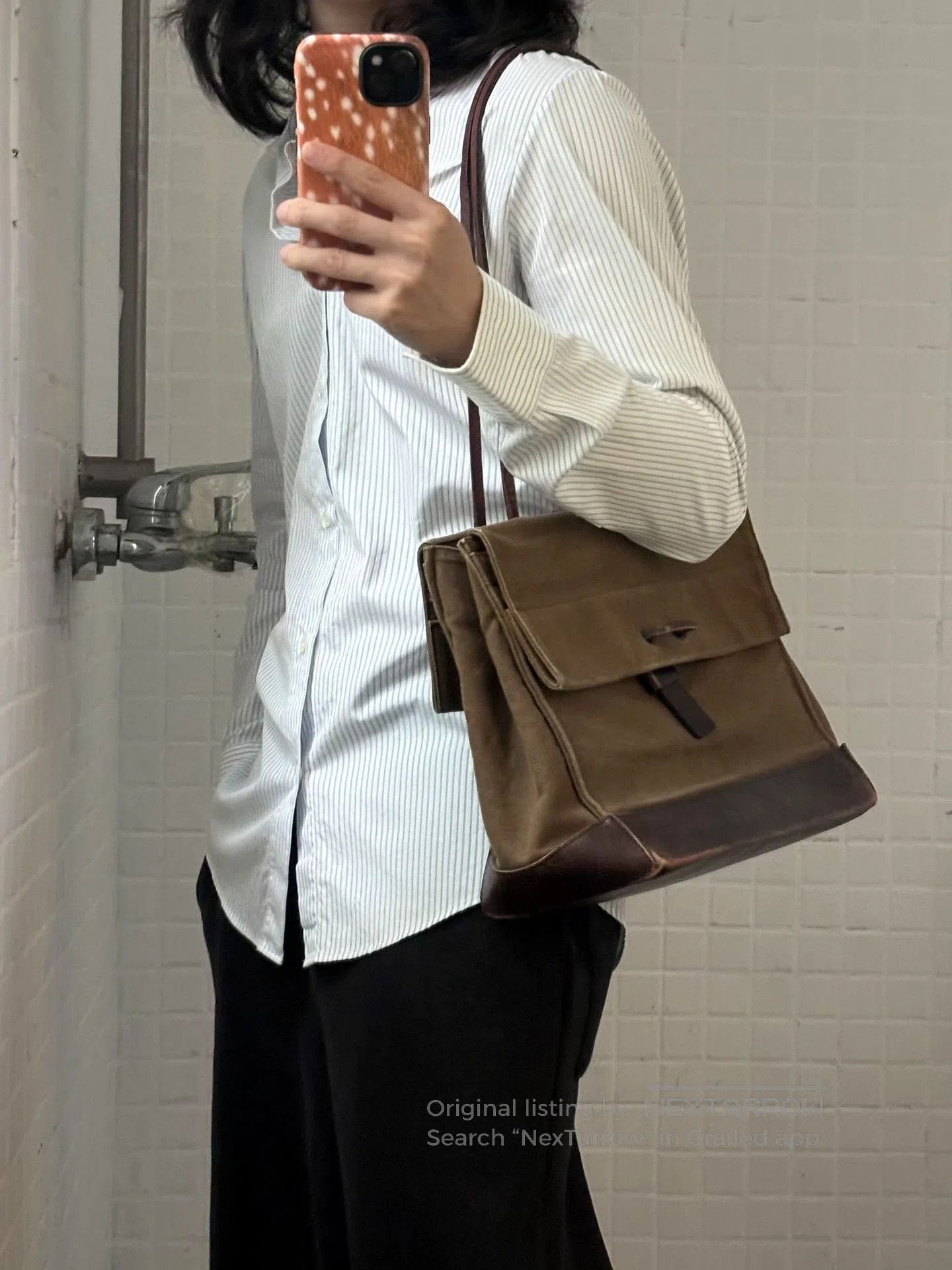 Dries Van Noten Dries Van Noten 00S Brown Crossbody. Size ONE SIZE - 2 Thumbnail