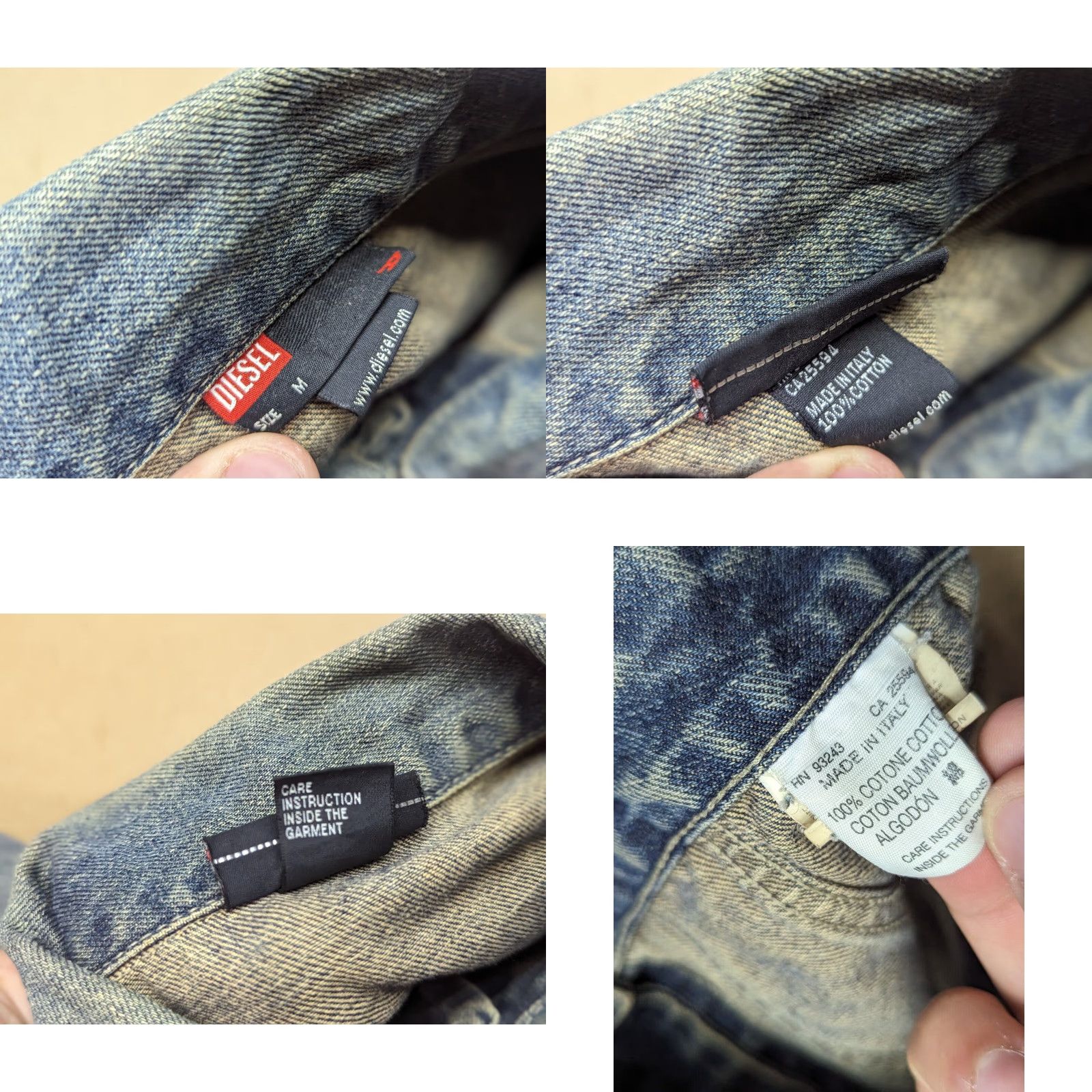 Diesel Diesel Jacket Denim Size M Distressed Dark Wash Pockets Womens Casual Regular Color Blue Denim Jacket Womens Pocket Distressed 90s Inspired Size M / US 6-8 / IT 42-44 - 8 Thumbnail
