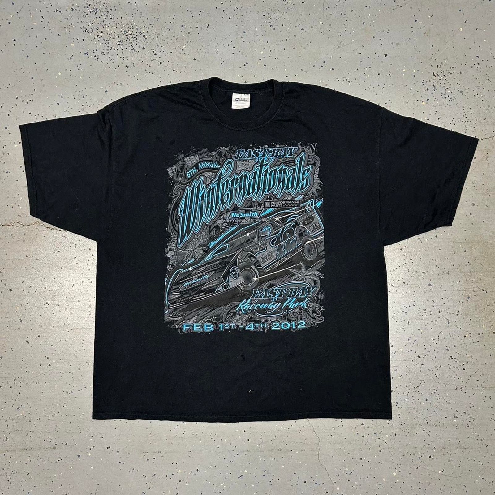 Other Y2K Black and grey cotton race car tee Size US XXL / EU 58 / 5 - 1 Thumbnail
