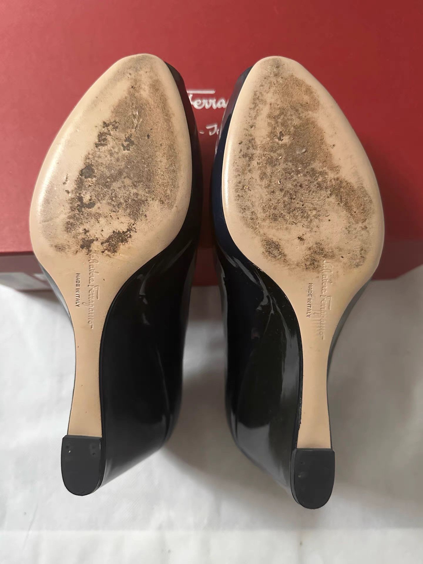 Salvatore Ferragamo Ferragamo Peep Toe Heels Q9 Size US 7 / IT 37 - 2 Thumbnail