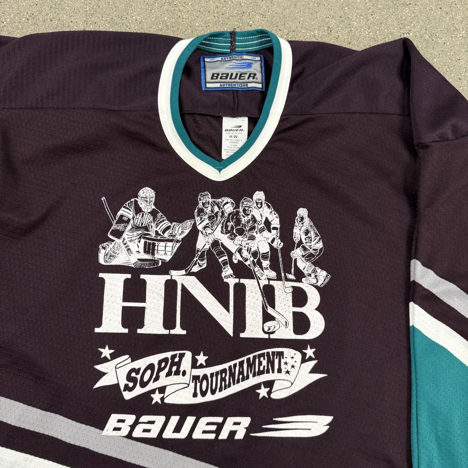 Eddie Bauer Vtg Bauer HNIB Soph Tournament Hockey Jersey - XXL Size US XXL / EU 58 / 5 - 2 Thumbnail