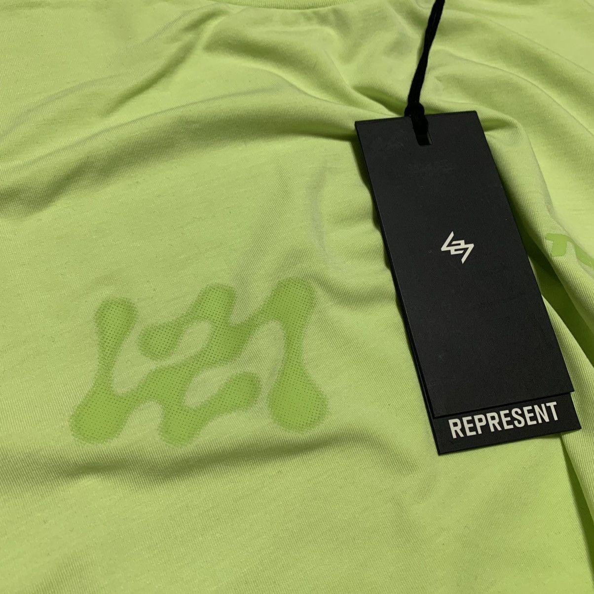 Represent Clo. Represent XS 247 Future Terrains Oversized Tee Lime Green Size US XS / EU 42 / 0 - 8 Thumbnail