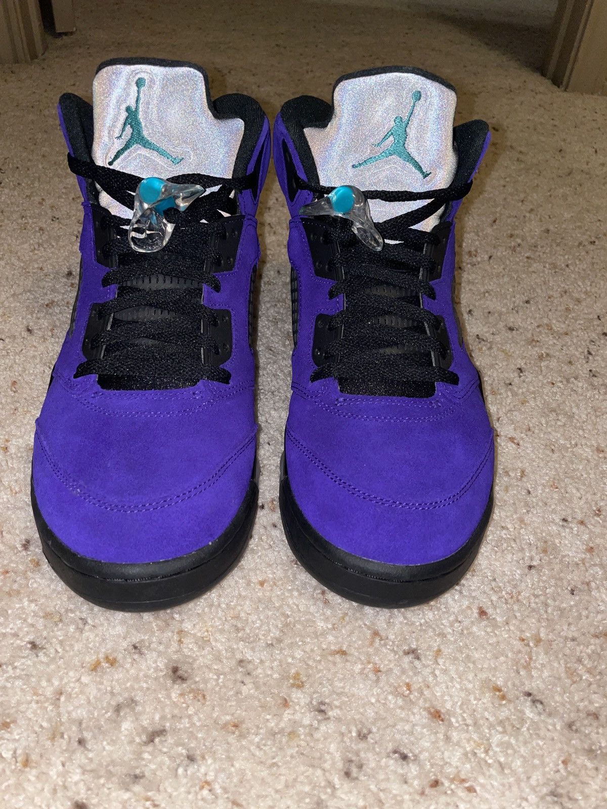 image of Air Jordan Alternate Grape 5’S Shoes in Purple, Men's (Size 11)