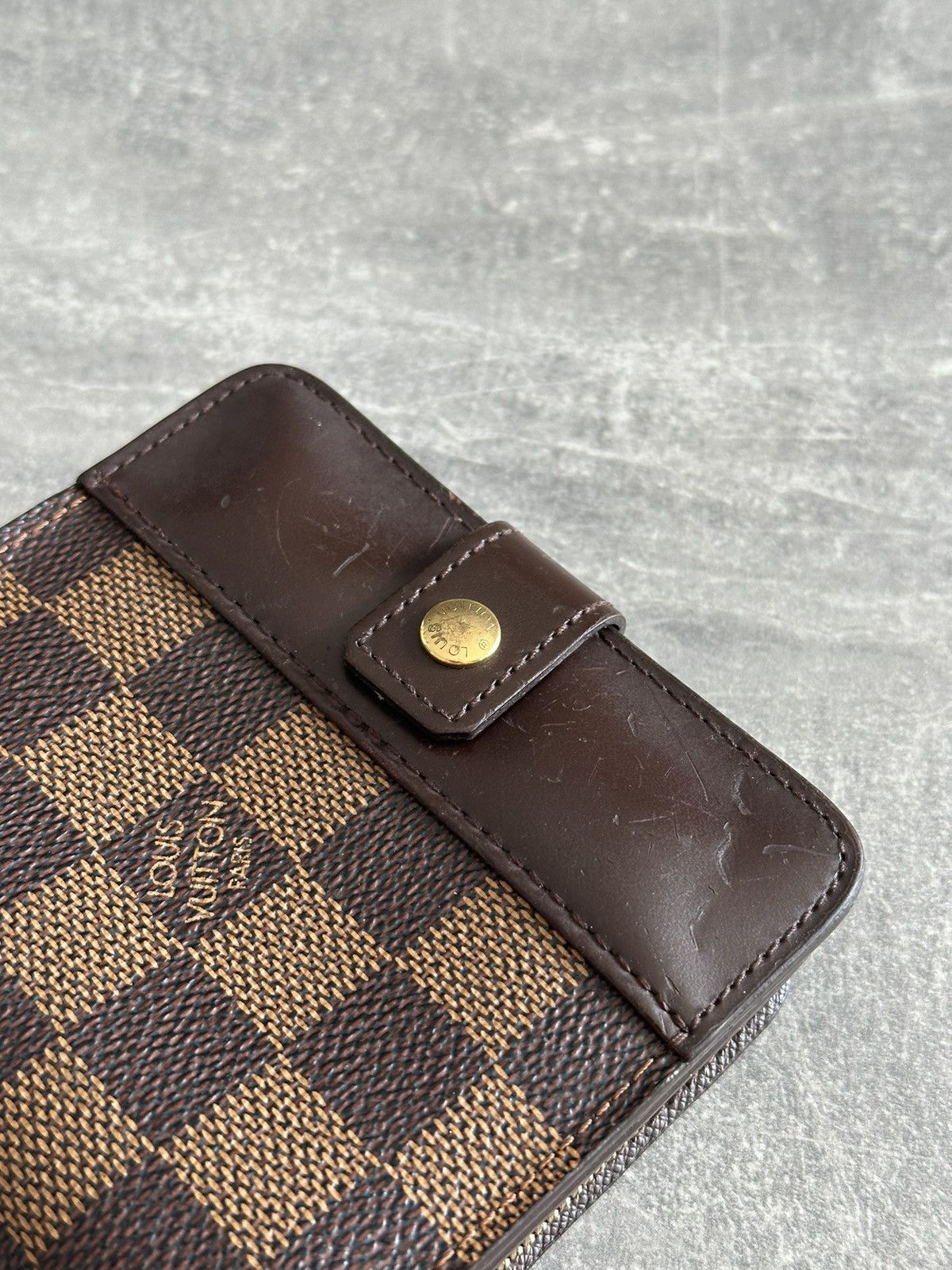 Louis Vuitton Louis Vuitton Threefold Damier Ebene Compact Zippy Wallet Size ONE SIZE - 16 Thumbnail